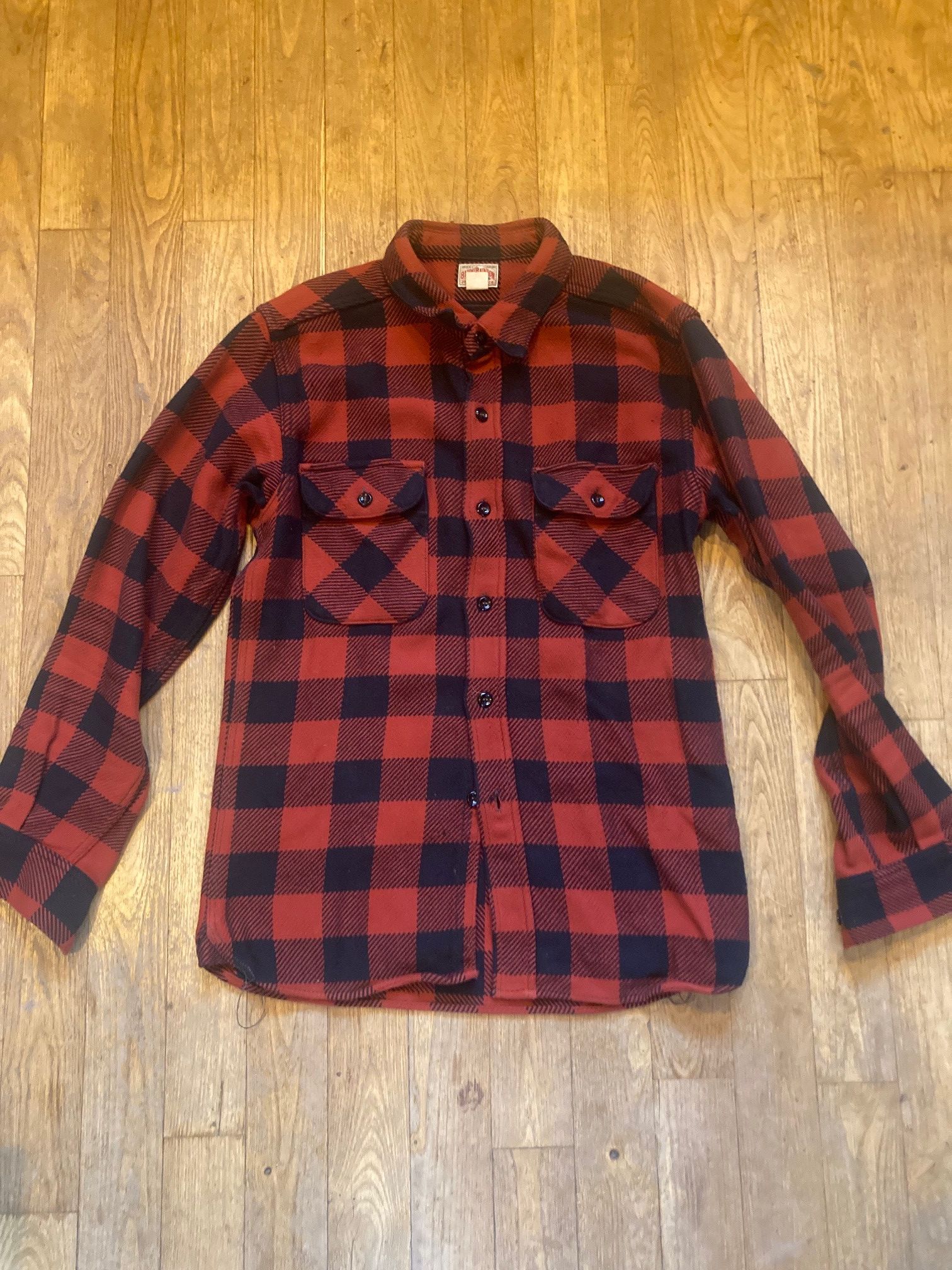 The Real McCoy's the real mccoy 8HU checked shirt buffalo check flannel shirt Size US S / EU 44-46 / 1 - 3 Thumbnail