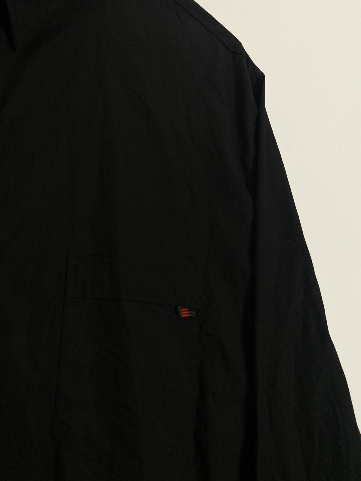 Gucci Gucci Skinny Basic Pocket Shirt Long Sleeved Button up Black Size US XL / EU 56 / 4 - 12 Thumbnail