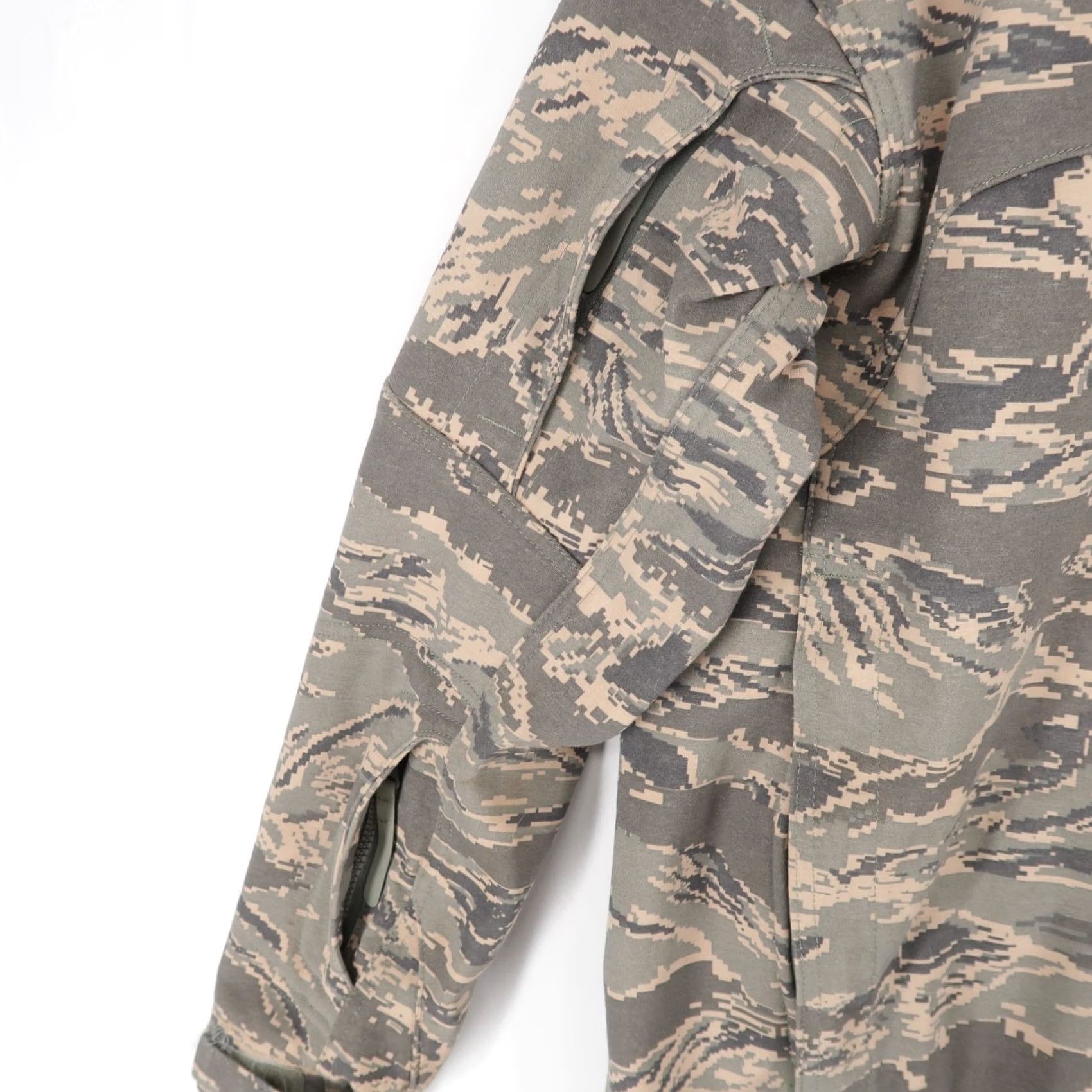 Vintage Massif Elements Jacket Men S Gray Green Tiger Stripe Flame Resistant Fleece USA Size US S / EU 44-46 / 1 - 4 Thumbnail