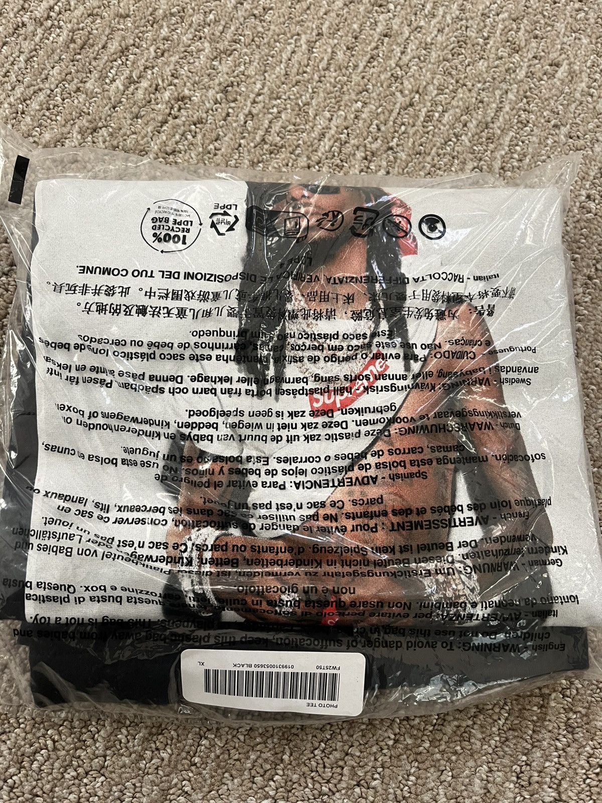 Supreme Supreme Playboi Carti Tee Size US XL / EU 56 / 4 - 1 Thumbnail