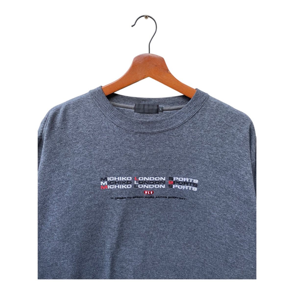 Michiko Koshino × Michiko Koshino London Japanese Brand Michiko London Sports Sweatshirt Jumper Size US L / EU 52-54 / 3 - 2 Thumbnail