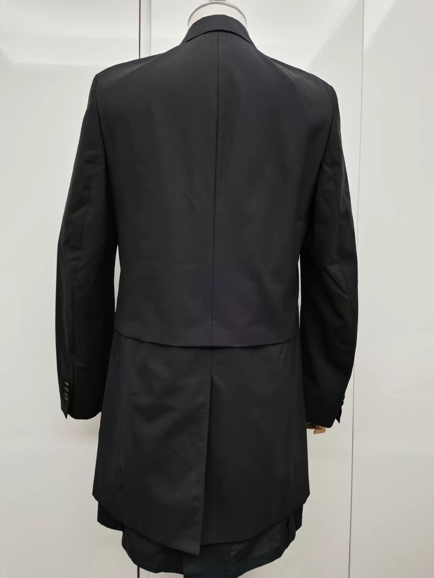 Maison Margiela MM Color-Blocked Long Blazer (Cuffs Mended, Wormholes) Used Size US S / EU 44-46 / 1 - 4 Thumbnail