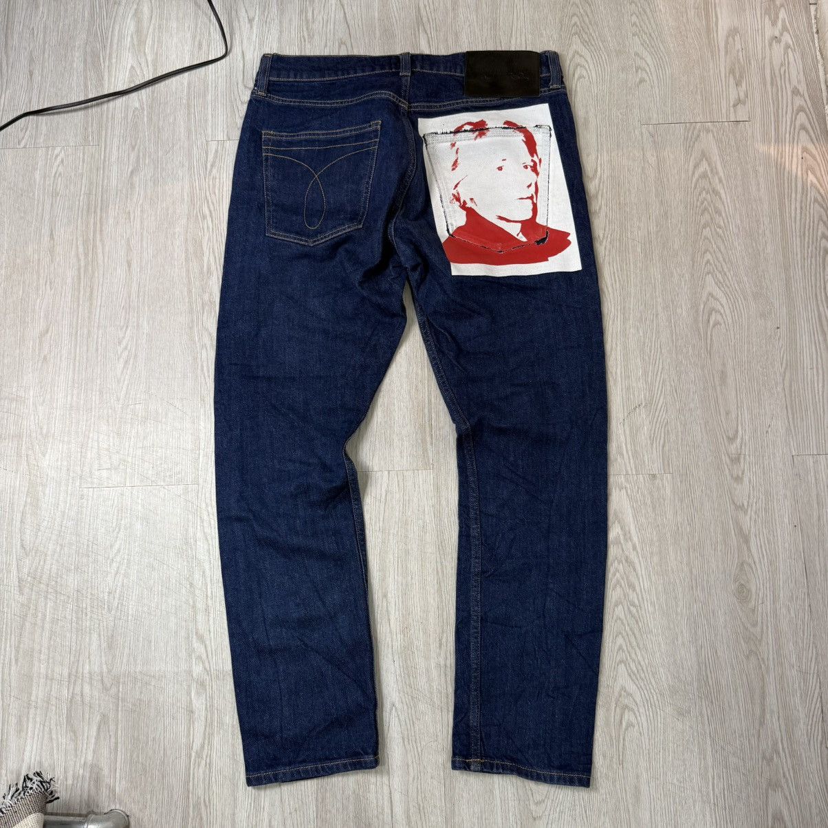 Andy Warhol × Calvin Klein 205W39NYC CALVIN KLEIN x ANDY WARHOL denim pants art Size US 32 / EU 48 - 1 Thumbnail
