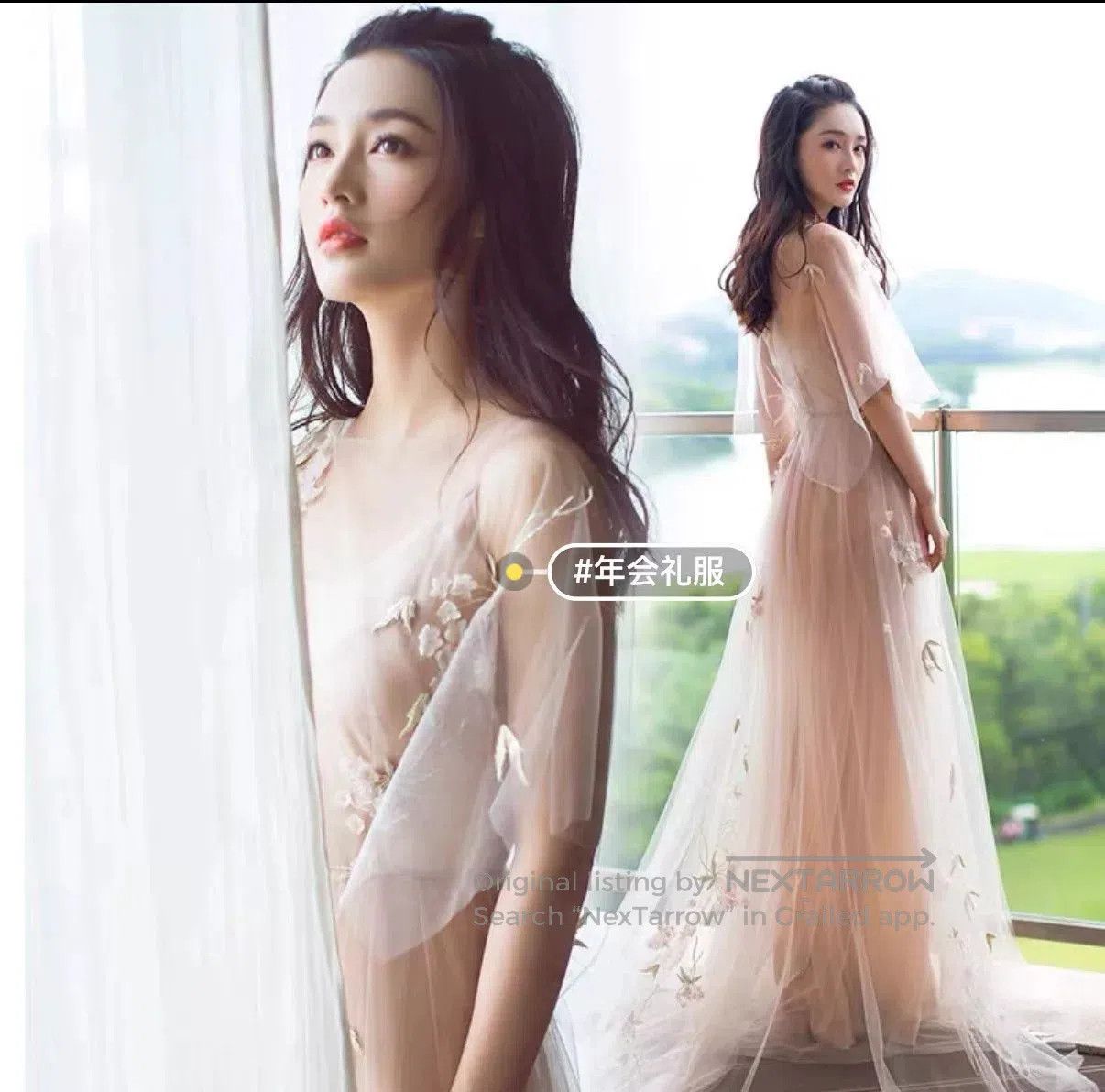 Other Shine Moda Li Qin Style Gown. Size M / US 6-8 / IT 42-44 - 3 Thumbnail