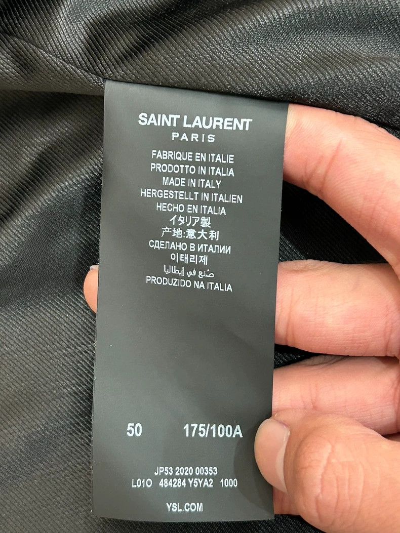Saint Laurent Paris saint laurent paris20 FW motorcycle sheepskin lo1 jacket 25 Size US M / EU 48-50 / 2 - 5 Thumbnail