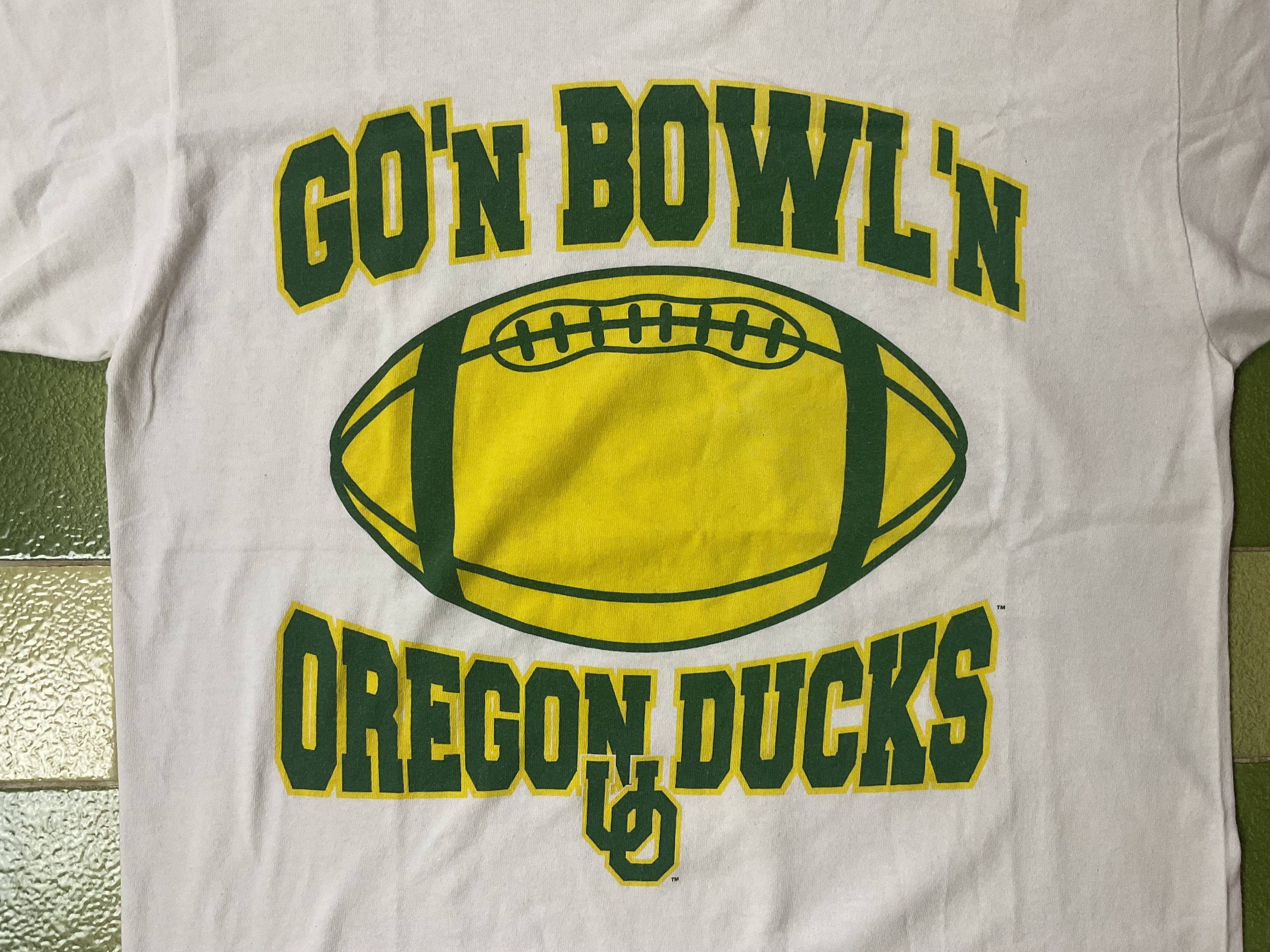 NCAA Vintage 90s Starter Oregon Ducks T-Shirt 2 Sided Print Size US M / EU 48-50 / 2 - 3 Thumbnail