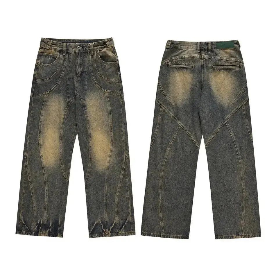 Japanese Brand Y2k flared baggy jeans trousers vintage Size US 34 / EU 50 - 6 Thumbnail