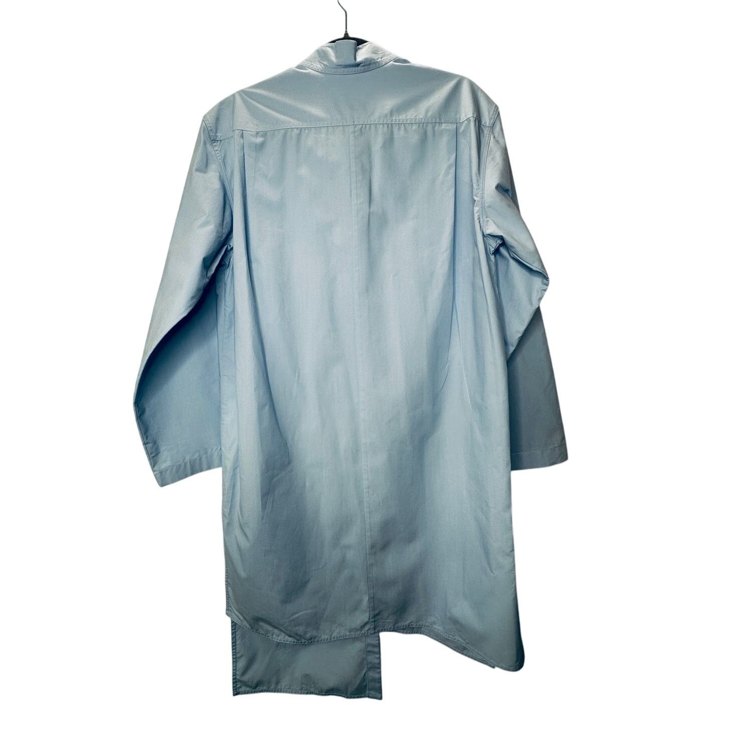 Loewe Loewe Blue Button Split Side Asymmetrical Hem Shirt Dress S Size S / US 4 / IT 40 - 14 Thumbnail