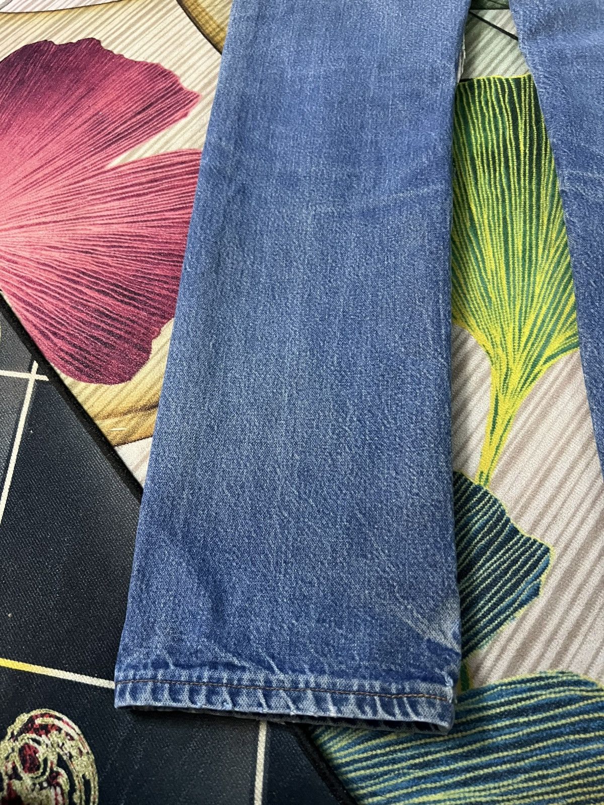Wrangler 💥80’s Wrangler Patches Made In Usa Jean Very Rare Size US 30 / EU 46 - 12 Thumbnail
