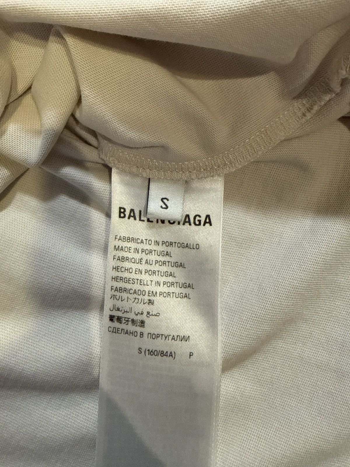Balenciaga Balenciaga Tape Type Medium Fit T-shirt Size US S / EU 44-46 / 1 - 5 Thumbnail