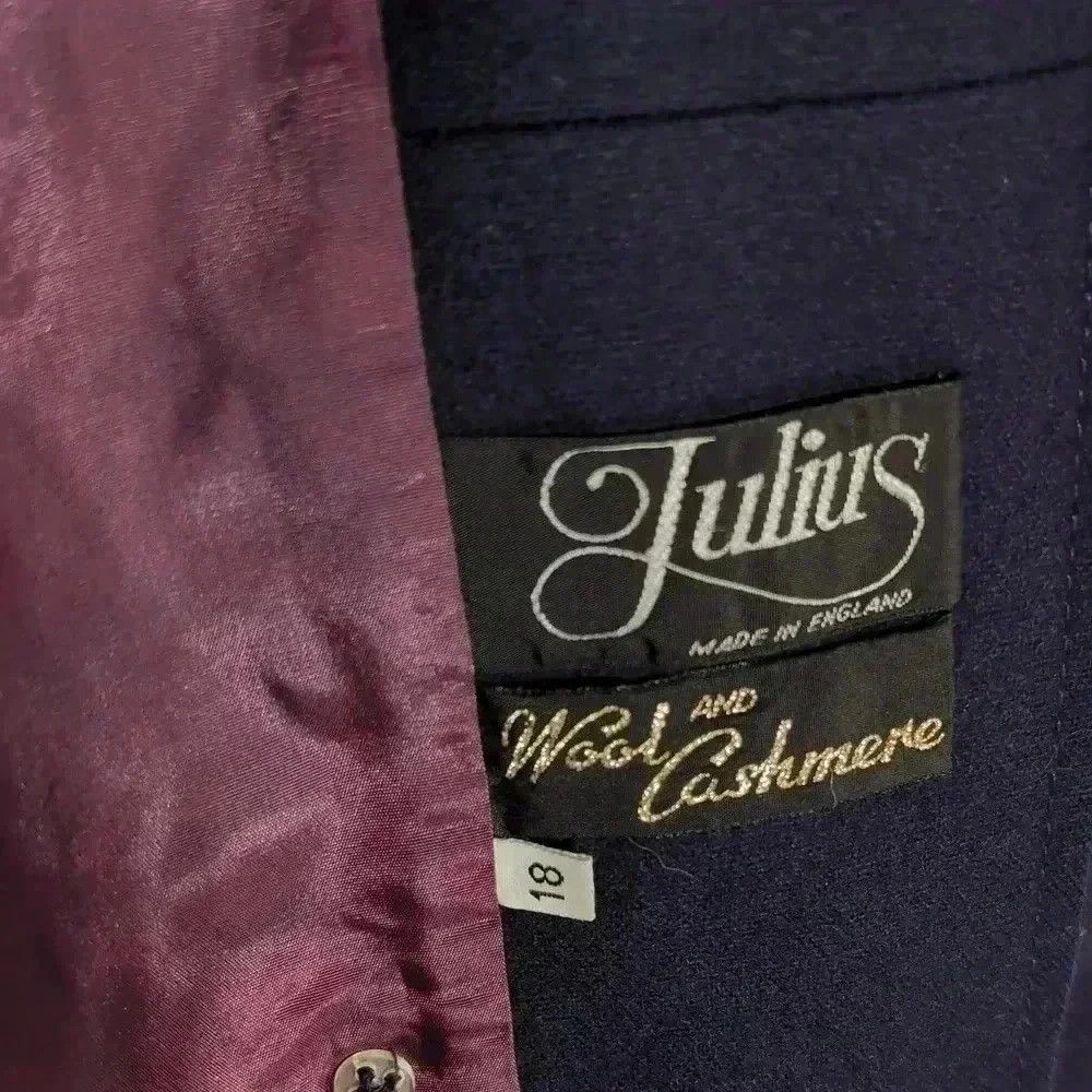 Julius Julius James Pringle Cashmere blend Peacoat Blue sz 18 Scot Size XXL / US 16-18 / IT 52-54 - 4 Thumbnail