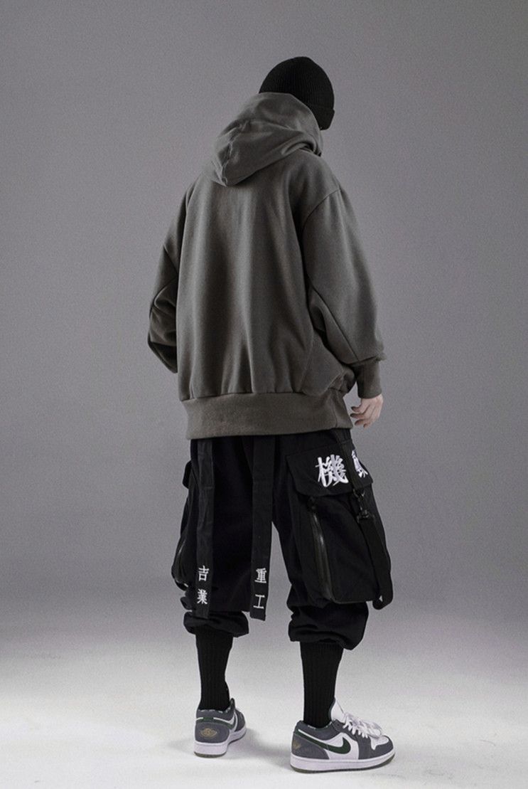 Japanese Brand × Vintage Embroidery Turtleneck Hip Hop Hoodie Style Size XXL / US 16-18 / IT 52-54 - 2 Thumbnail