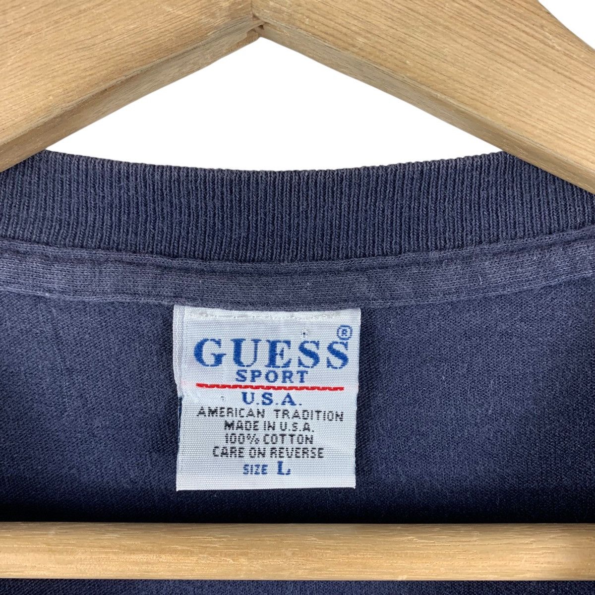 Guess × Vintage Vintage GUESS SPORT printed logo tee shirt Size US L / EU 52-54 / 3 - 3 Thumbnail