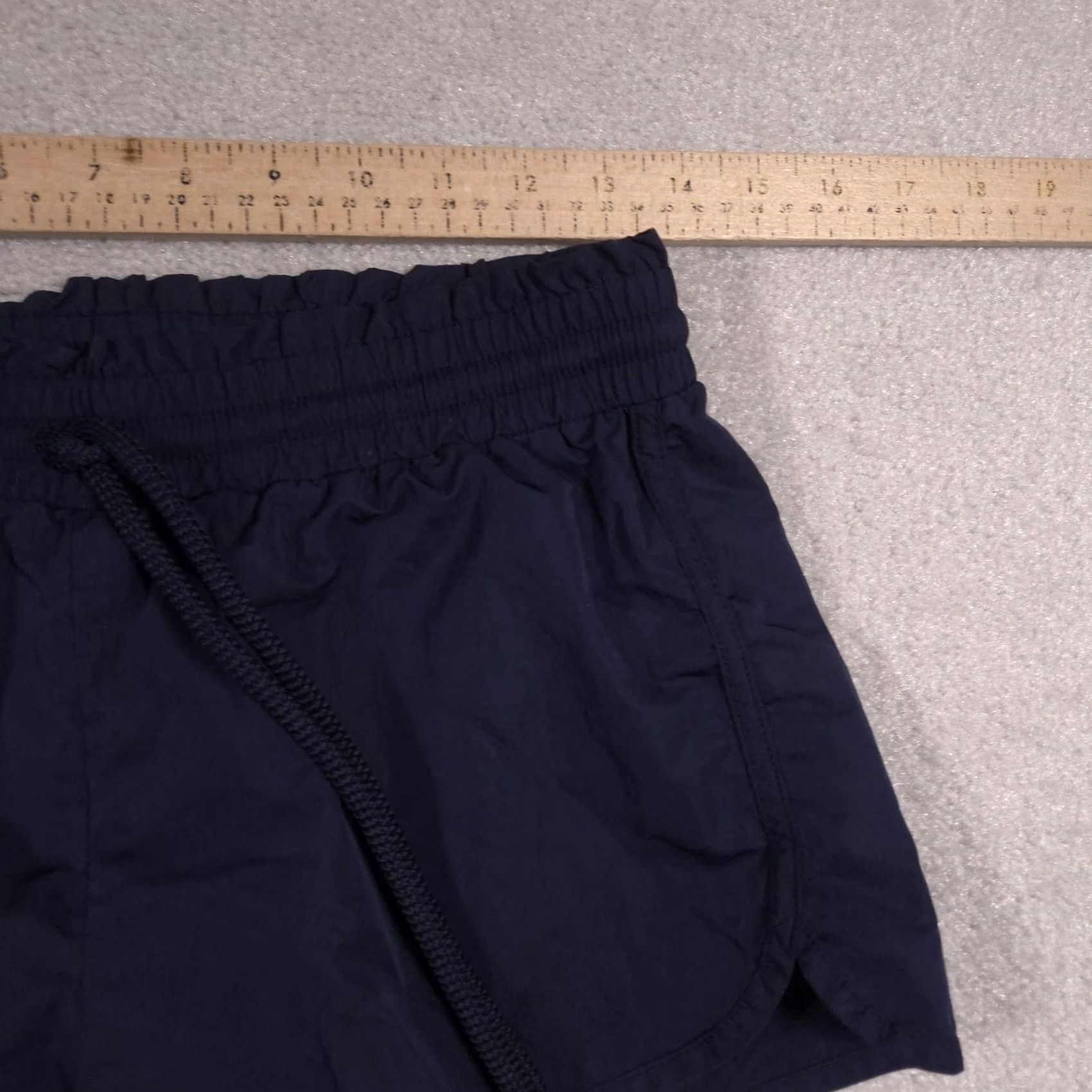 Vintage Aerie Shorts Womens Small Navy Blue Elastic Waist Running Athletic Gym Casual Size 28" / US 6 / IT 42 - 4 Thumbnail