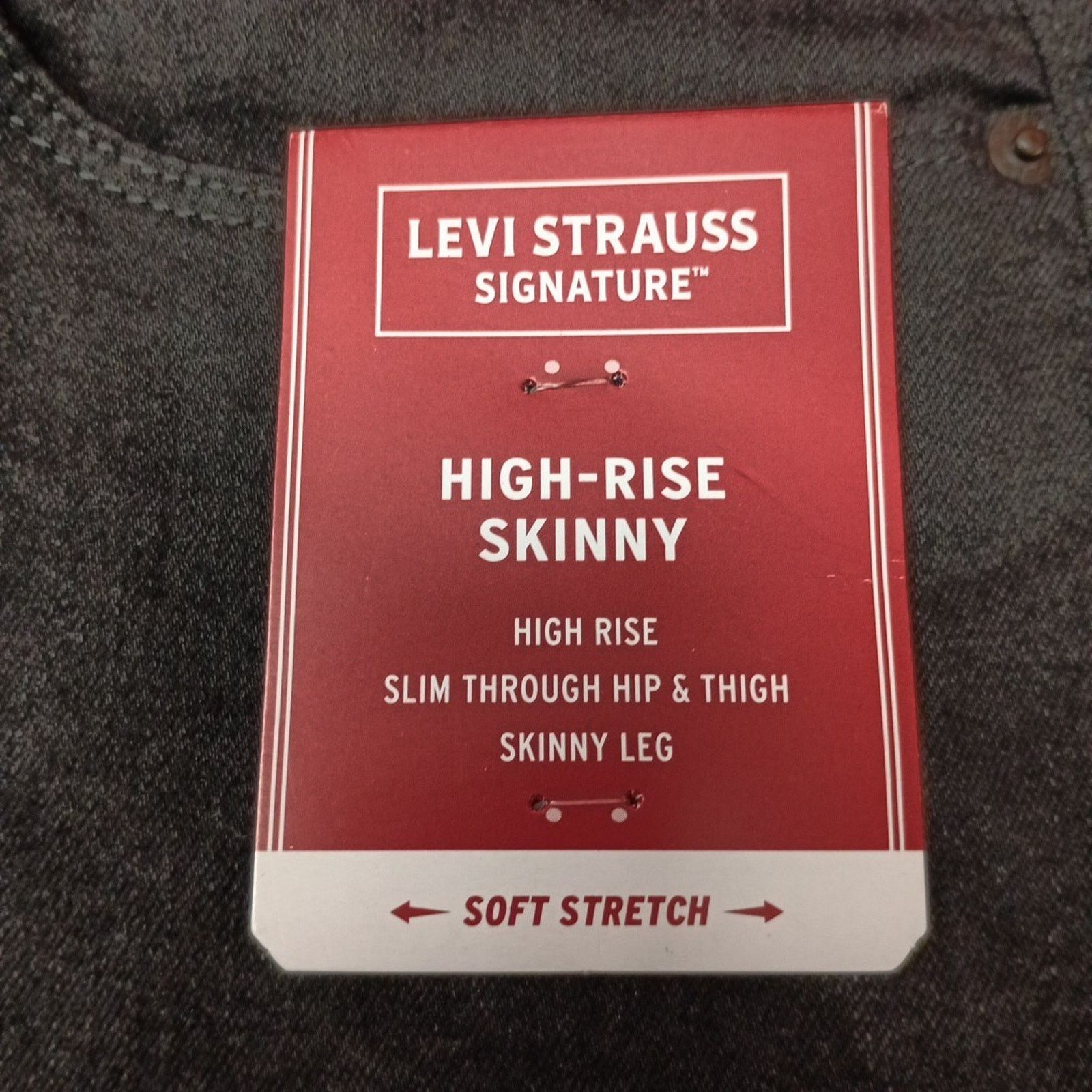 Levi's Levi High Rise Skinny Jeans Woman's Size 10S 30x28 Black Size 32" / US 10 / IT 46 - 2 Thumbnail