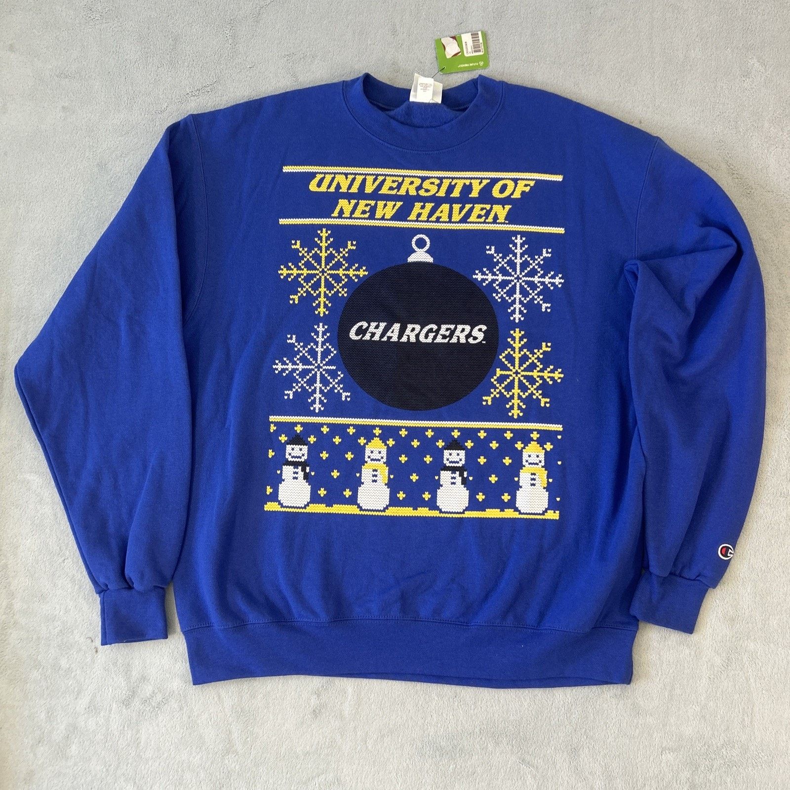 Champion Champion Sweater University Haven Connecticut Large Ornament Size US L / EU 52-54 / 3 - 1 Thumbnail