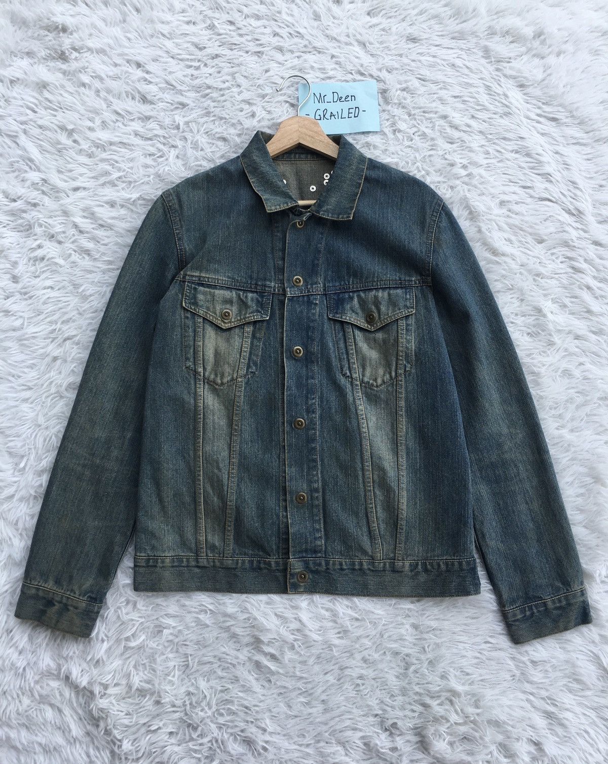 Japanese Brand Rare Vintage PPFM Denim Jacket Size US L / EU 52-54 / 3 - 12 Thumbnail