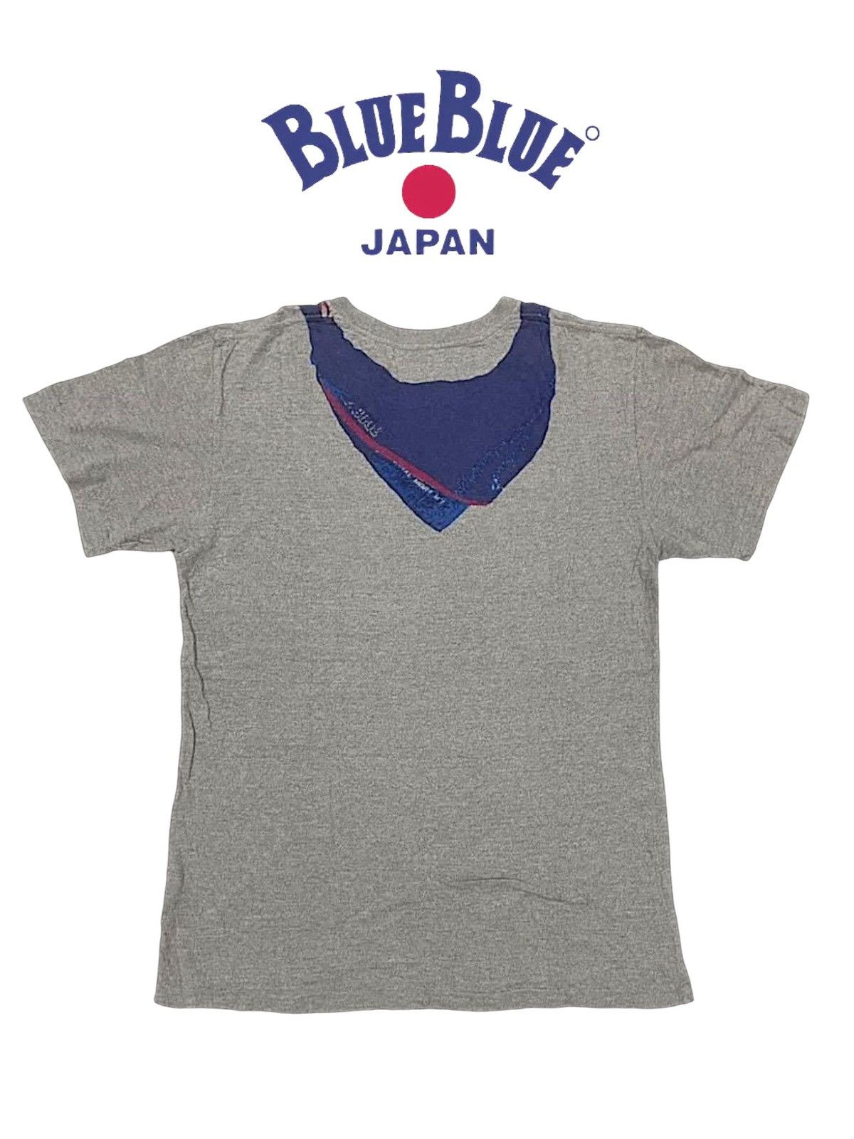 Blue Blue Japan × Japanese Brand '90s Blue Blue Japan Piers 13 Bandana Tee Size US S / EU 44-46 / 1 - 3 Thumbnail