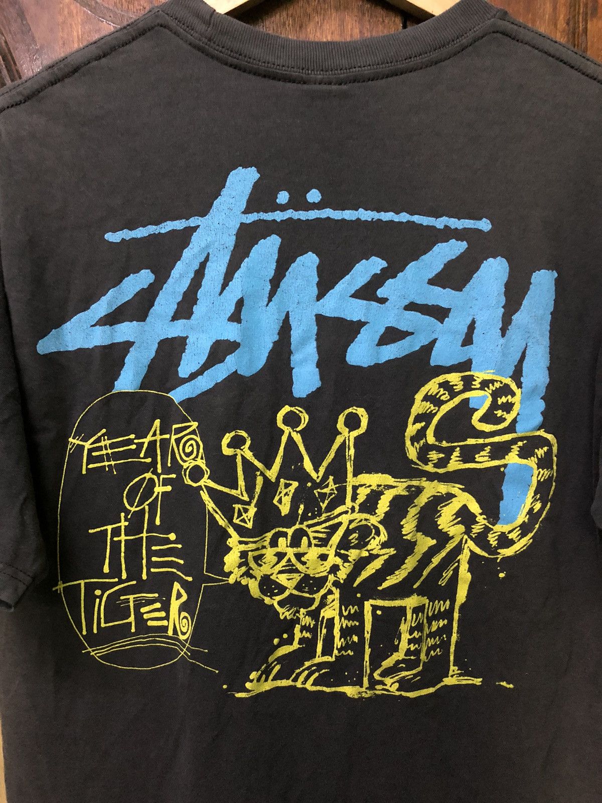 Stussy Vintage Stussy Year of The Tiger Sun Faded Shirt Tee Size US M / EU 48-50 / 2 - 11 Thumbnail