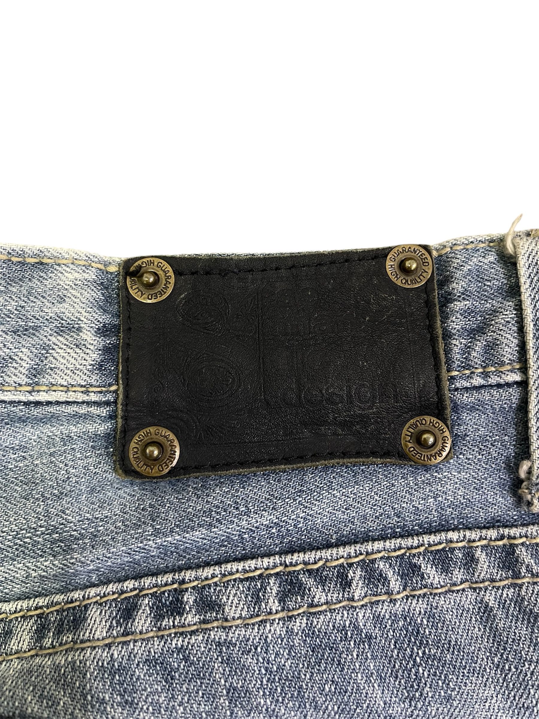 semanticdesign Vtg Flared Semantic Design Leather Faded Great Whisker Size US 31 - 18 Thumbnail
