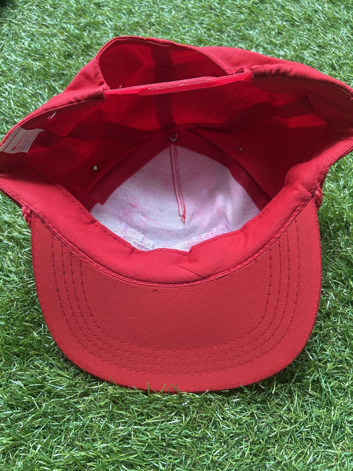 Vintage Vintage 90’s Ferrari of Washington Red Rope Snapback Size ONE SIZE - 7 Thumbnail