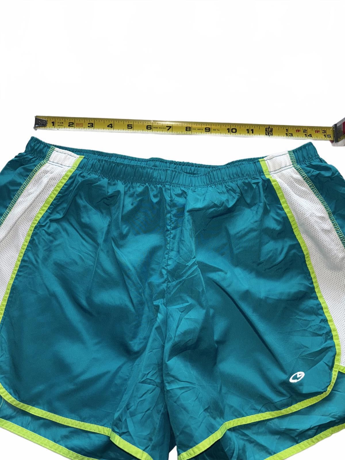 Designer C9 Champion Running Shorts - Teal with Reflective Details Size 32" / US 10 / IT 46 - 8 Thumbnail