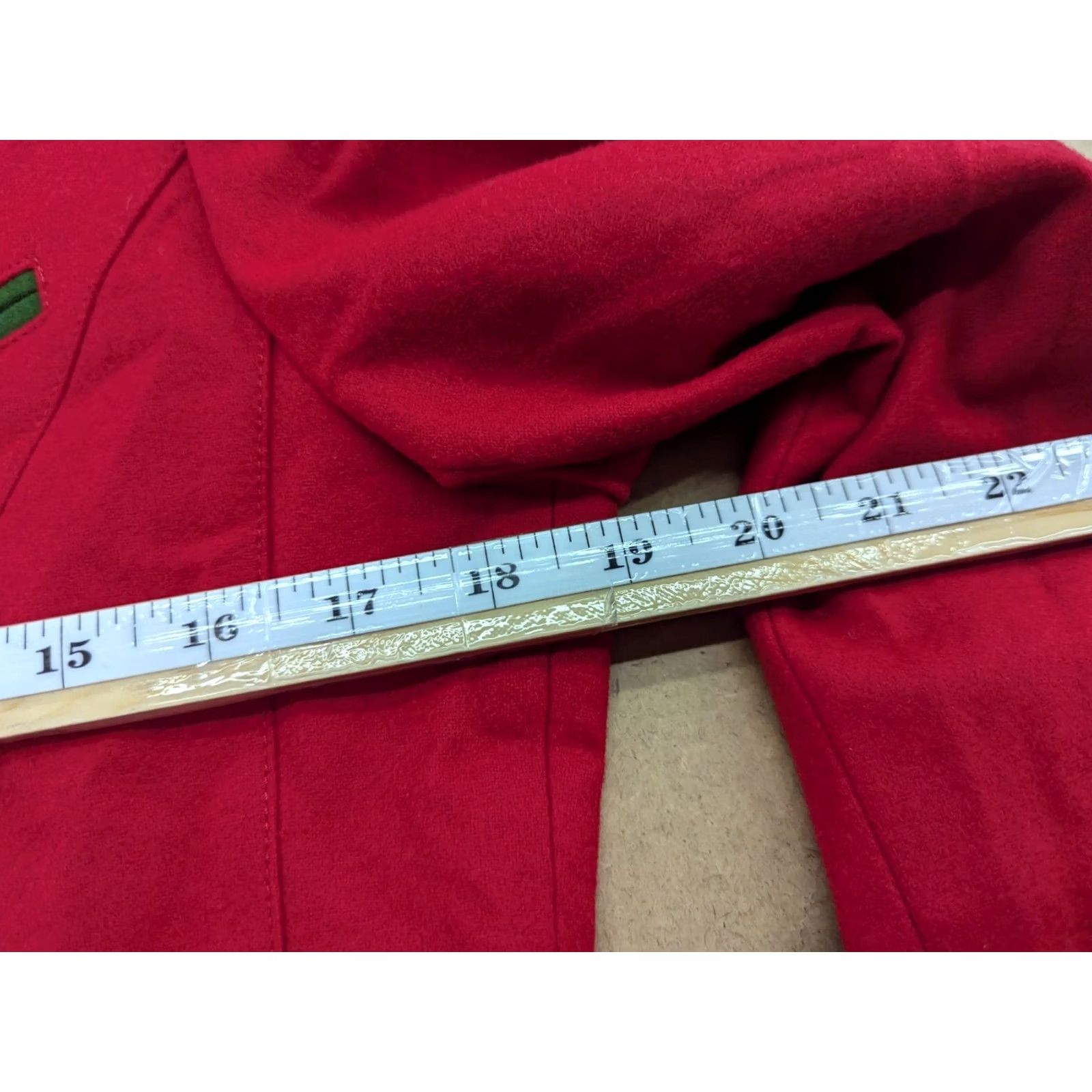 Vintage POLDI Prinz Leopold Von Bayern Womens Blazer Size 38 Red Wool Trachten Long Sleeve Button Jacket Size XS / US 0-2 / IT 36-38 - 6 Thumbnail