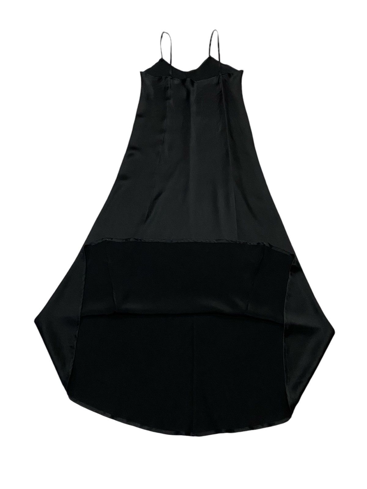 Yohji Yamamoto Yohji Yamamoto + Noir Soie Silk Midi Dress Size S / US 4 / IT 40 - 9 Thumbnail