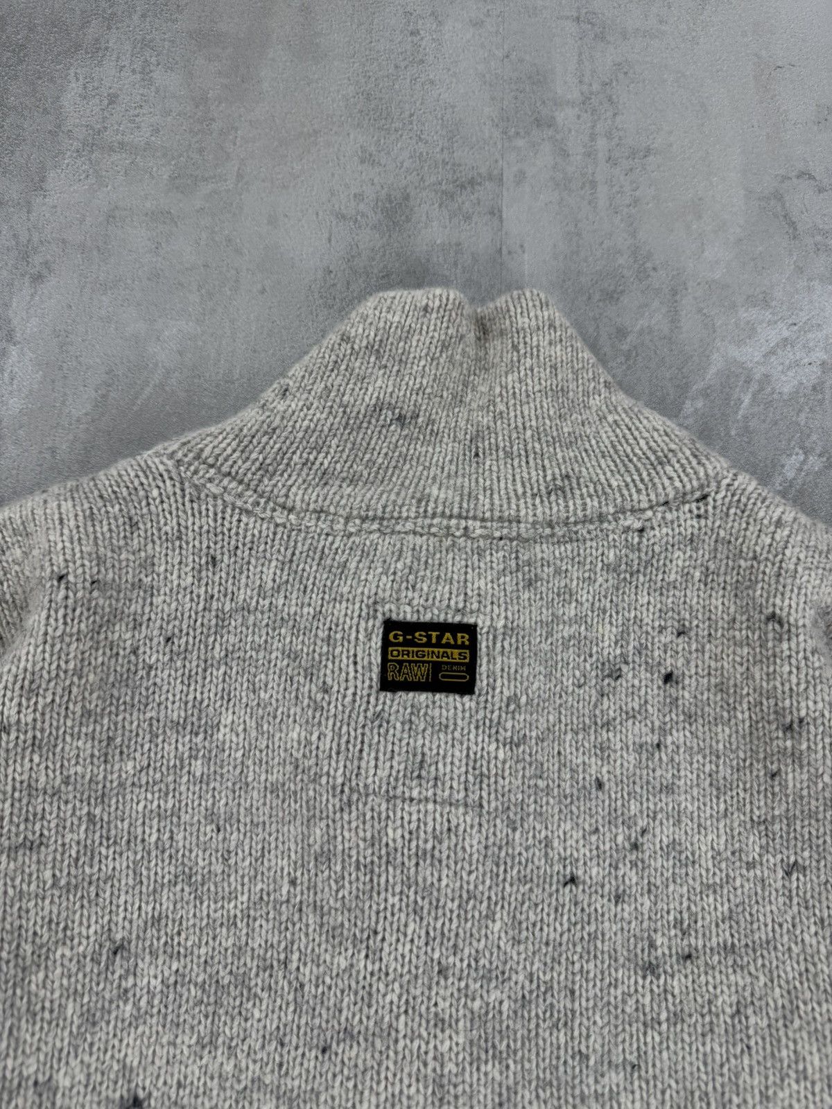 G-Star G-star RAW PIT SHAWL Collar knit l/s sweater Mens size L Size US L / EU 52-54 / 3 - 13 Thumbnail