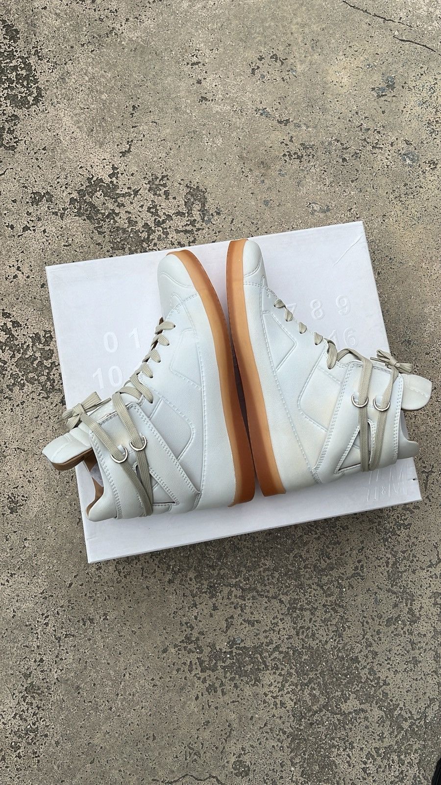 H&M × Maison Margiela Maison Margiela × H&M High-Top White Gum 2012 Size US 7.5 / EU 40-41 - 5 Thumbnail