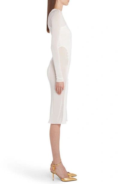 Tom Ford o1loc1c0924 ABJ668 Cut and Sewn Dress in White Size XS / US 0-2 / IT 36-38 - 3 Thumbnail