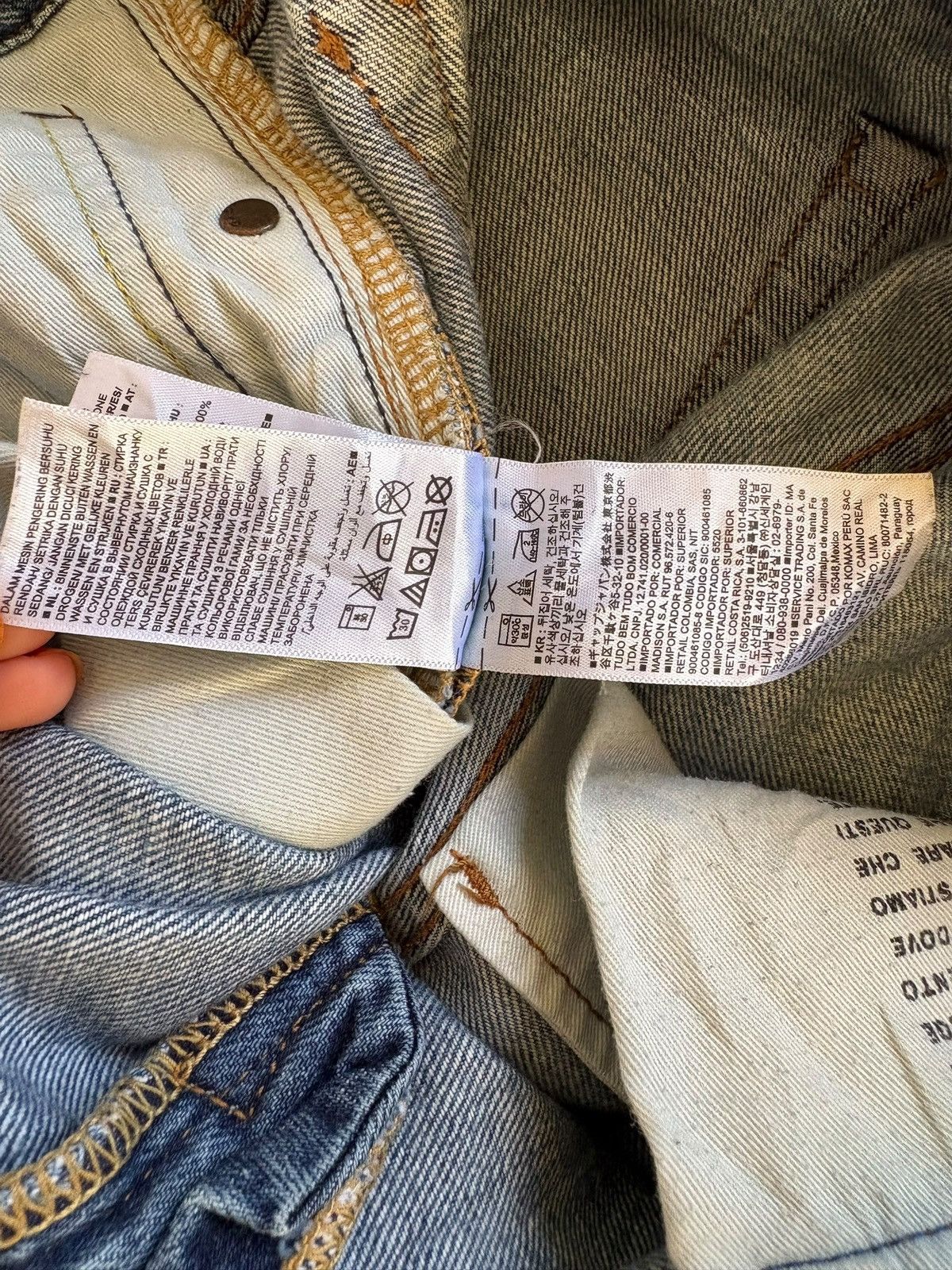 Gap SALES🔥Vintage GAP Mud Wash Distressed Bootcut Flare Jeans Size US 34 / EU 50 - 12 Thumbnail