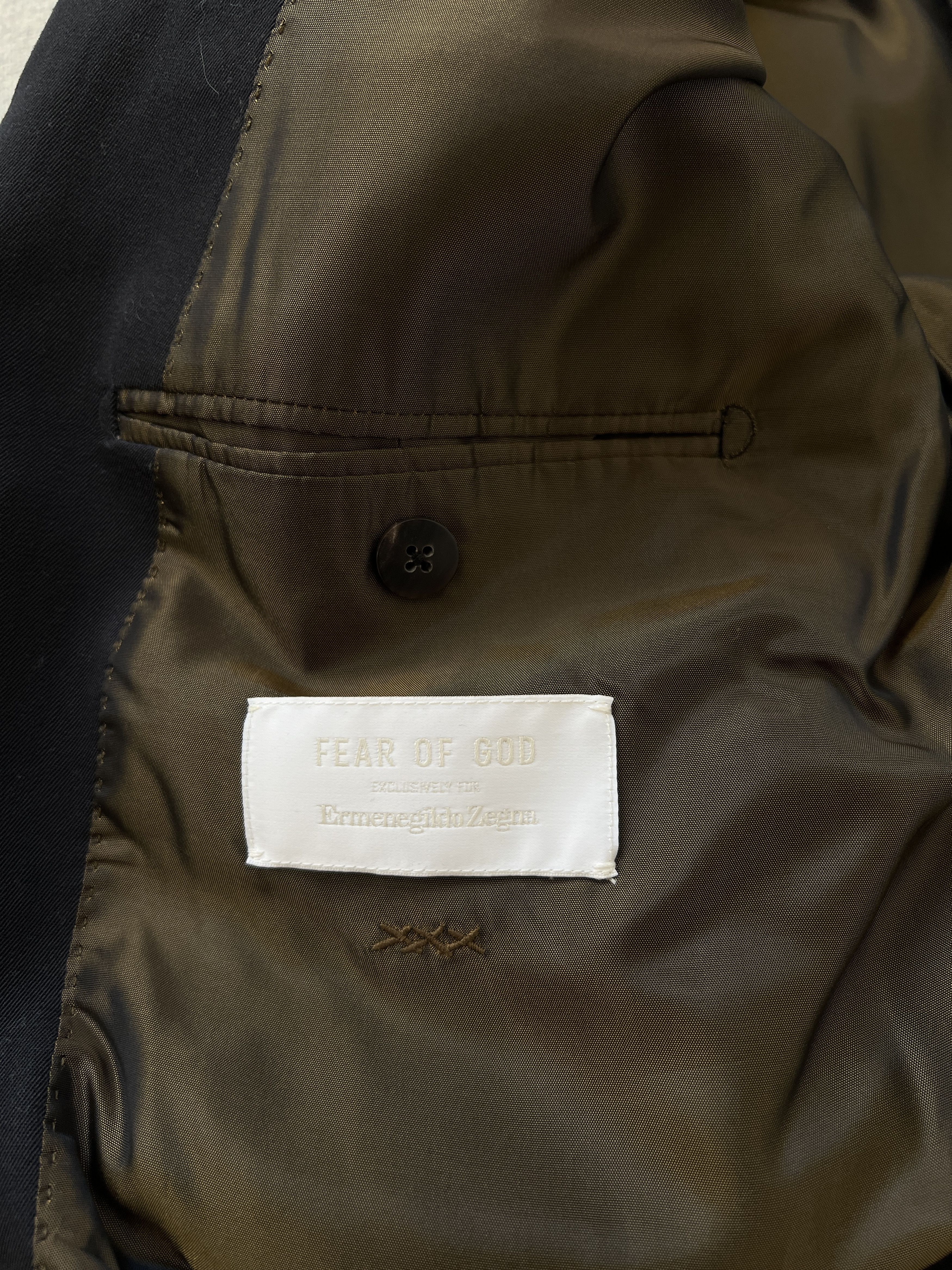 Ermenegildo Zegna × Fear of God Fear of God Zegna Double Breasted Blazer 50 Size 50R - 9 Thumbnail