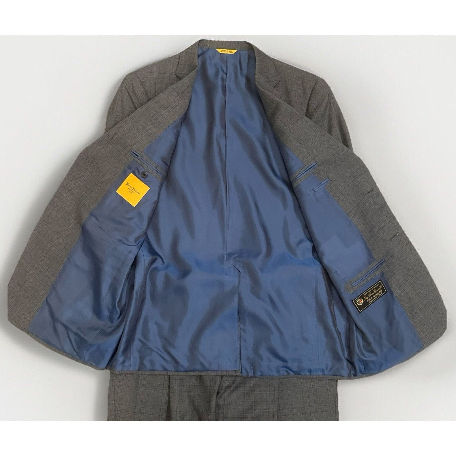 Hickey Freeman Hickey Freeman Loro Piana Suit Men’s 42R Tasmanian Super 130 Size 42R - 3 Thumbnail