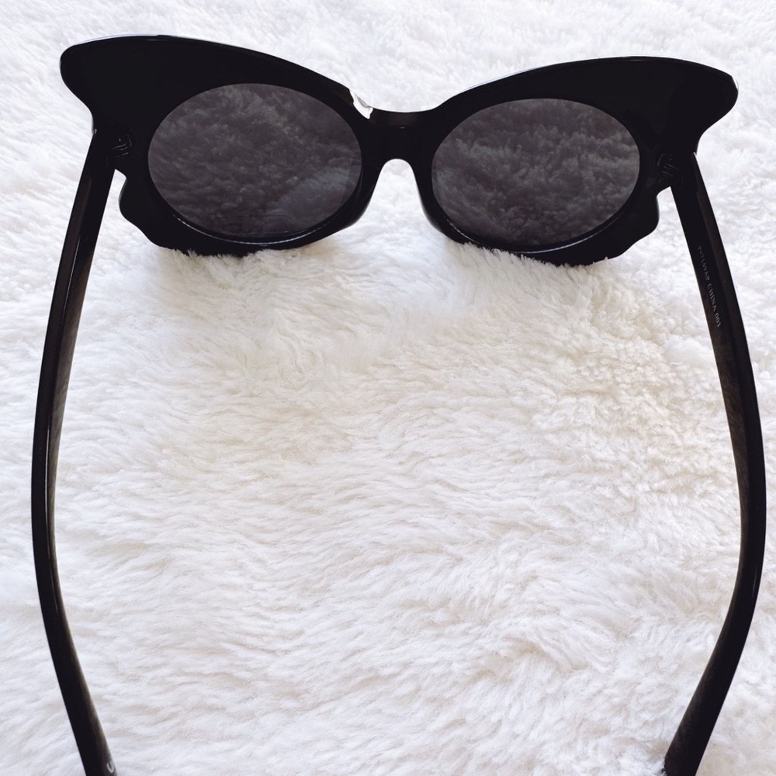 Other Eliza Black Butterfly-shaped Sunglasses Size ONE SIZE - 9 Thumbnail