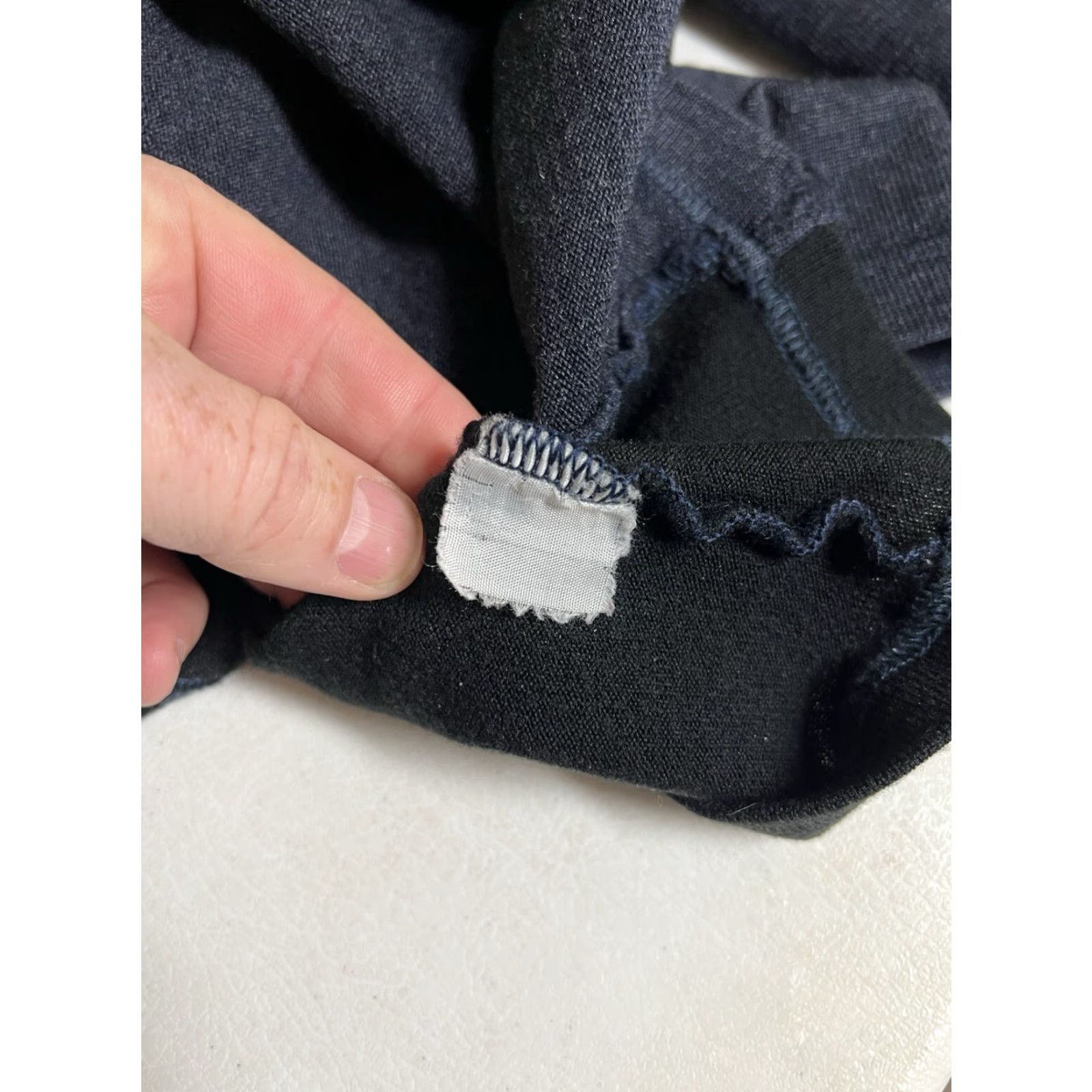 Icebreaker VINTAGE Icebreaker Long Sleeve Shirt Womens L Gray Pullover Casual Breathable Holes Distressed Size L / US 10 / IT 46 - 6 Thumbnail
