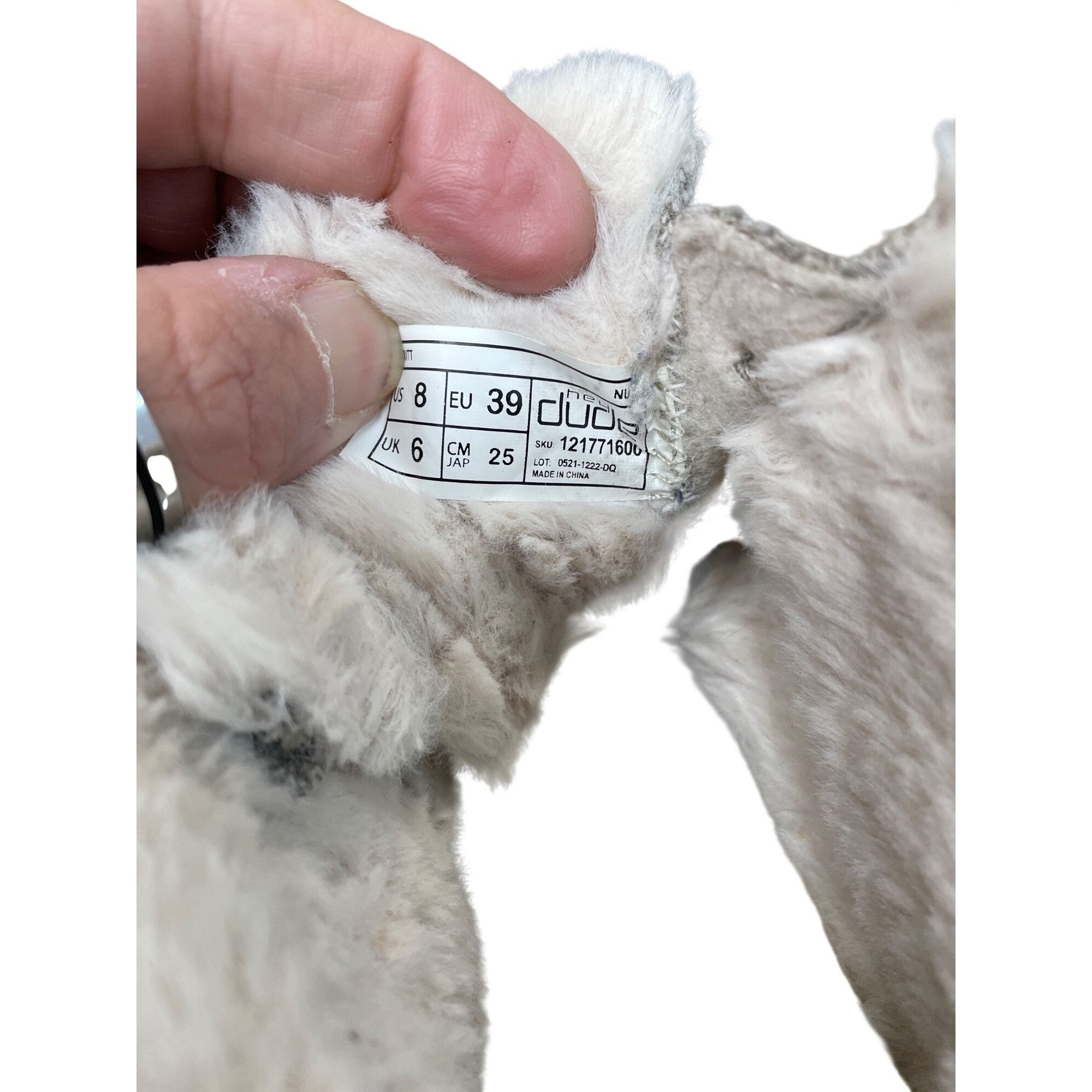 Other Hey Dude Britt womans gray beige faux fur lined bootie sz 8/ Size US 8 / IT 38 - 6 Thumbnail