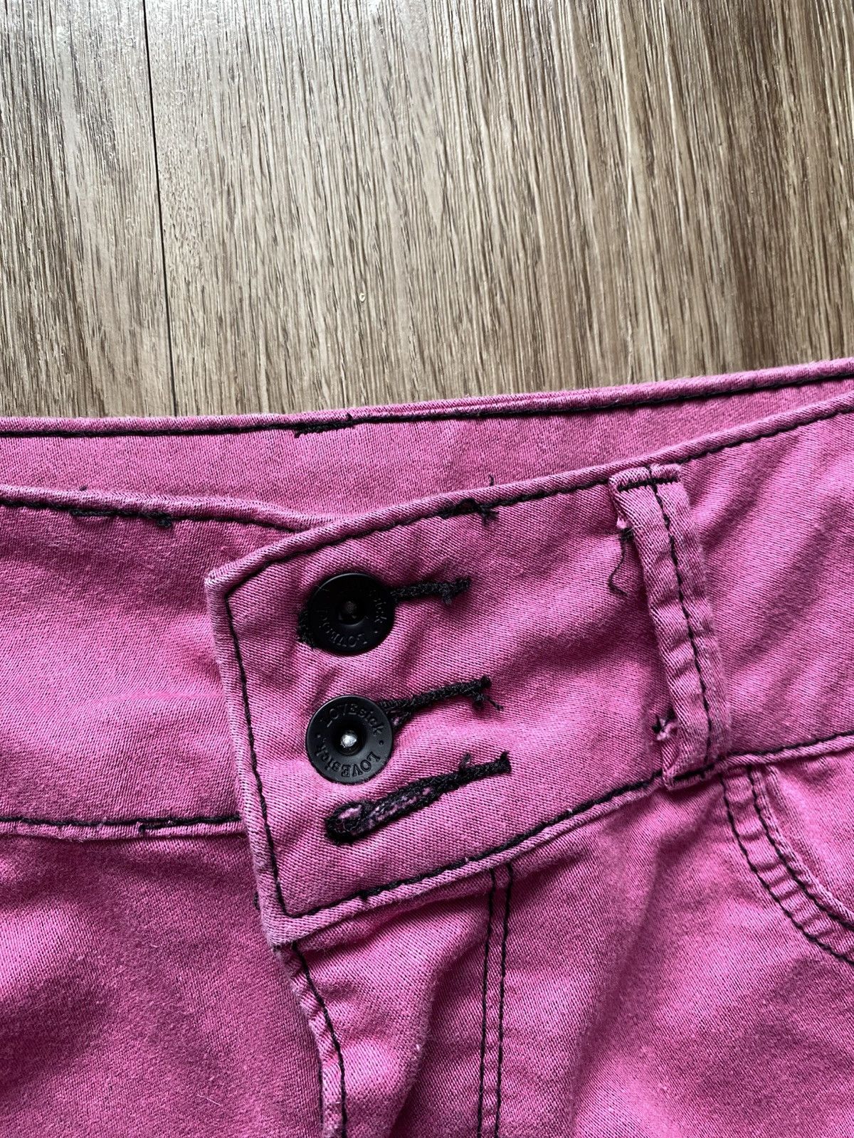 Other Y2K Indie Pink Distressed Skinny Jeans Size 26" / US 2 / IT 38 - 5 Thumbnail
