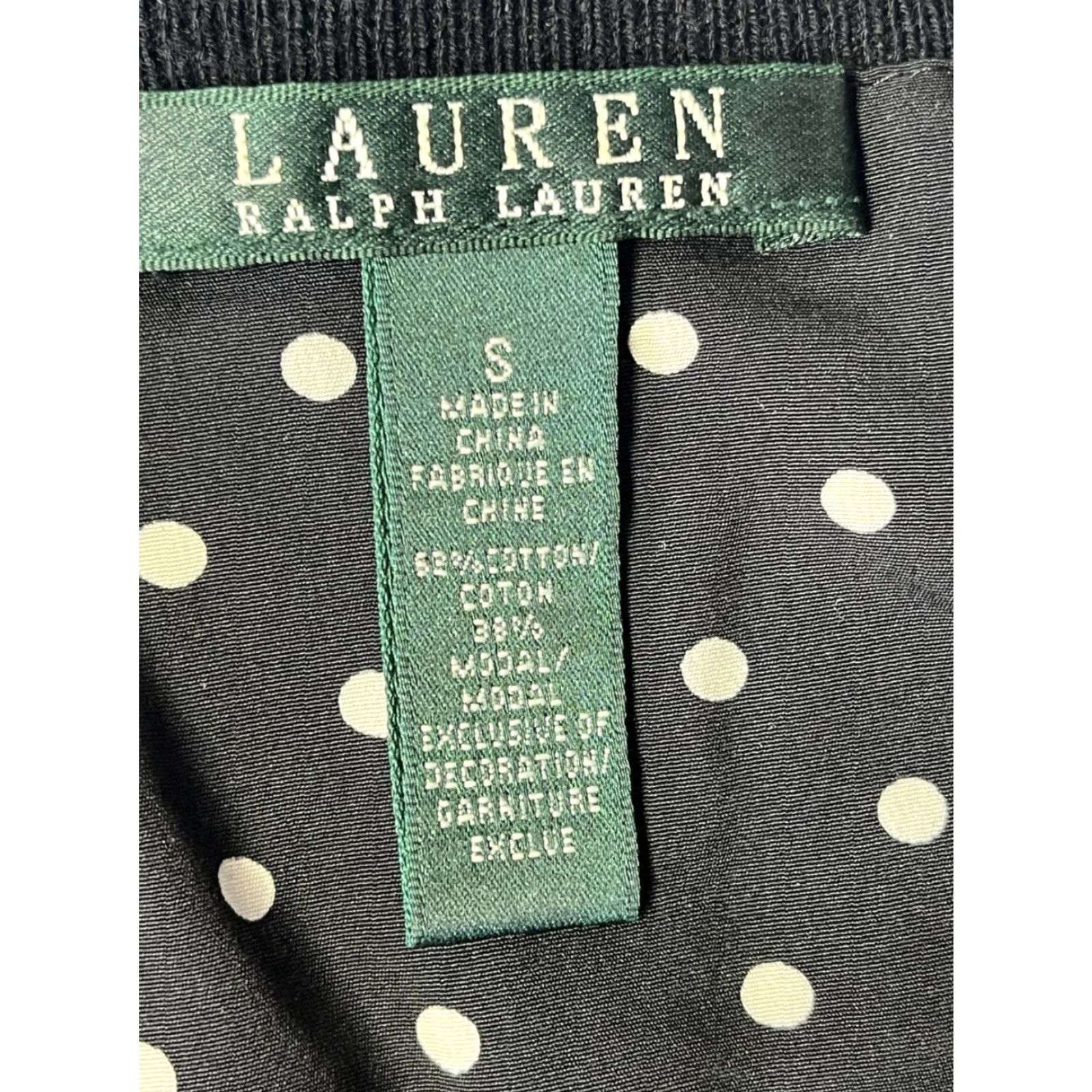 Ralph Lauren Ralph Lauren Blouse Shirt Top Small Long Sleeve Black Chiffon Crew Neck Button Classic Elegant Women Shirt Lifestyle Office Size S / US 4 / IT 40 - 6 Thumbnail