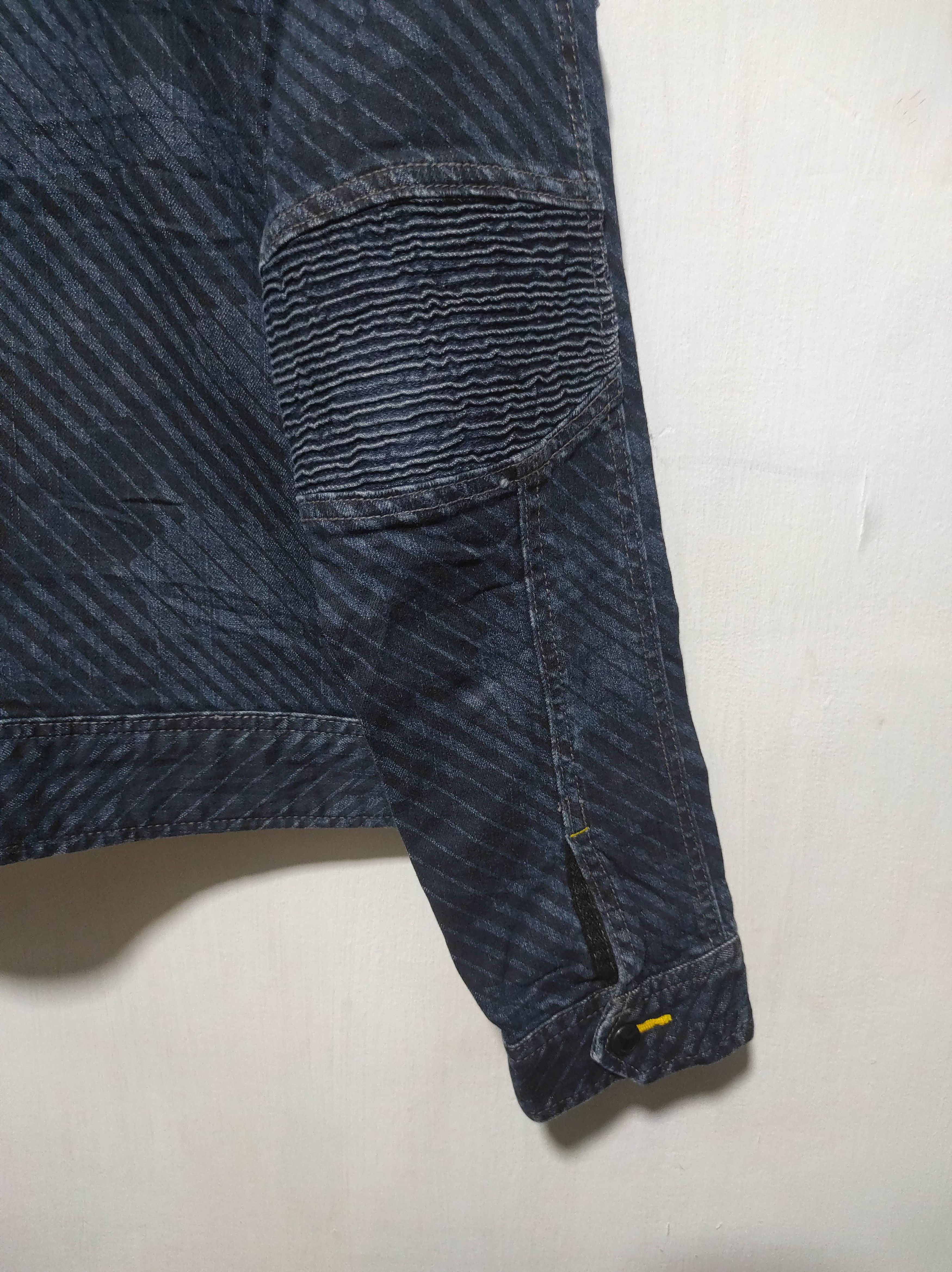 Japanese Brand Tora by Toraichi striped biker denim jacket Size US L / EU 52-54 / 3 - 17 Thumbnail