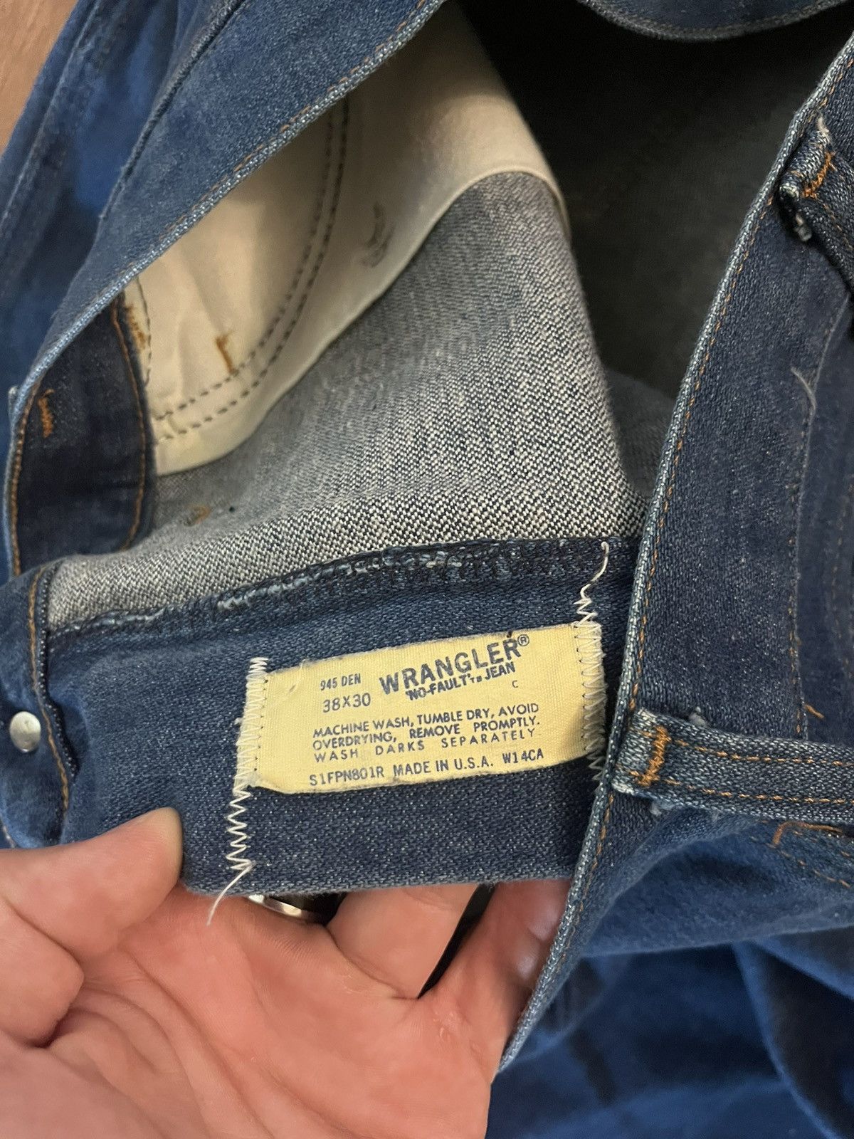 Wrangler Vintage 70’s wrangler bell bottoms Size US 38 / EU 54 - 4 Thumbnail
