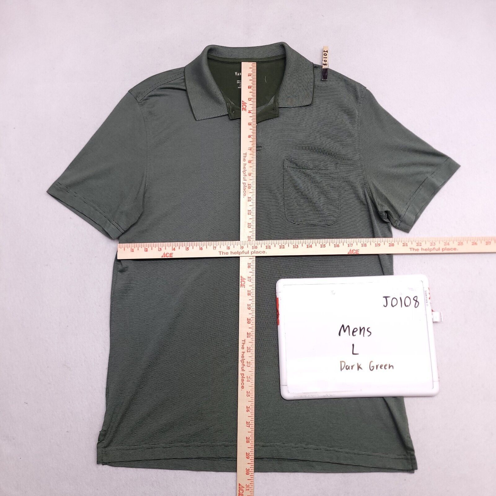 Van Heusen Van Heusen Polo Shirt Adult Mens Size Large L Green Size US L / EU 52-54 / 3 - 6 Thumbnail