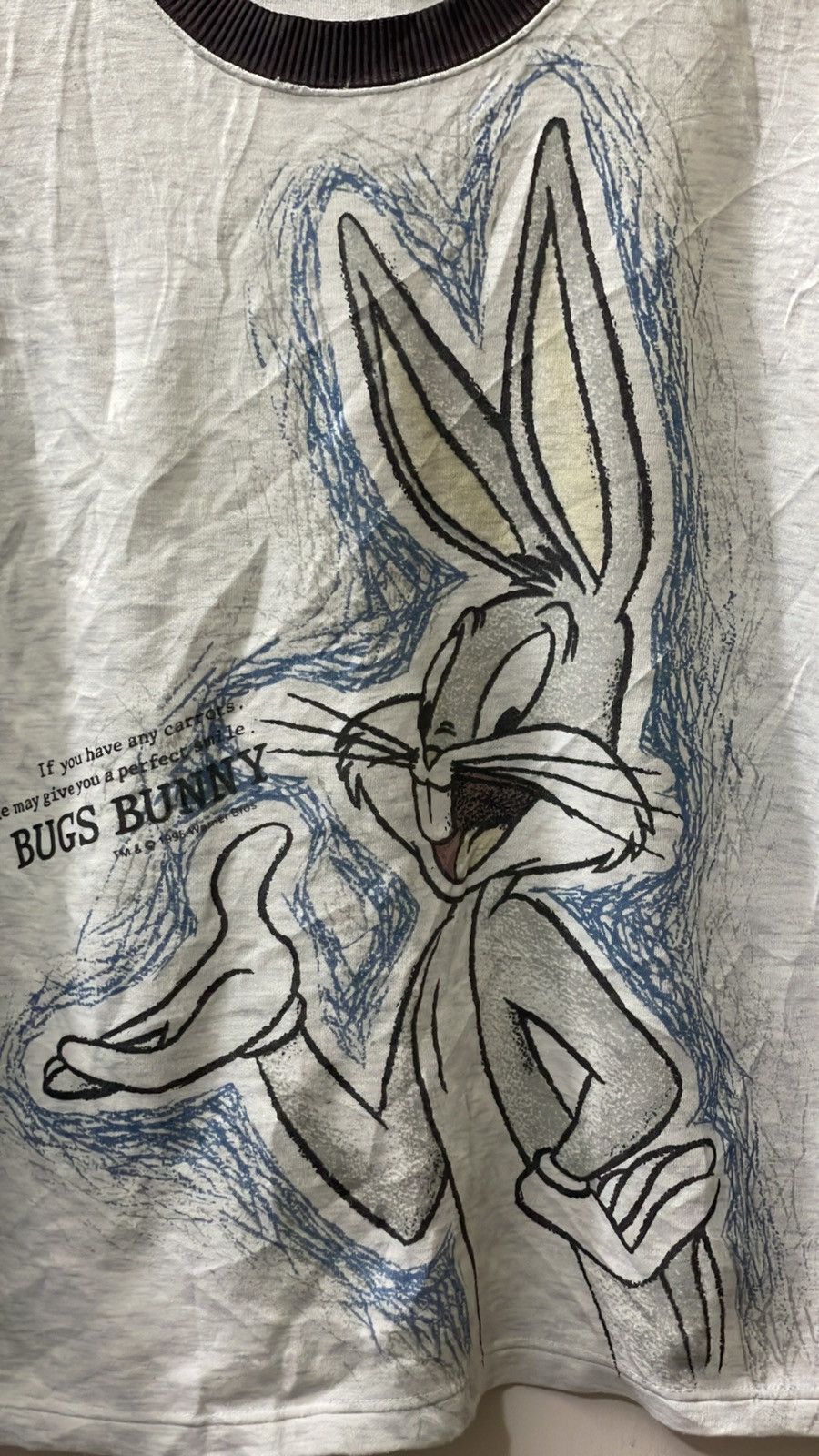 Vintage 🔥Vintage 1996 Bugs Bunny Big Image Promo Sweatshirts Size US M / EU 48-50 / 2 - 5 Thumbnail