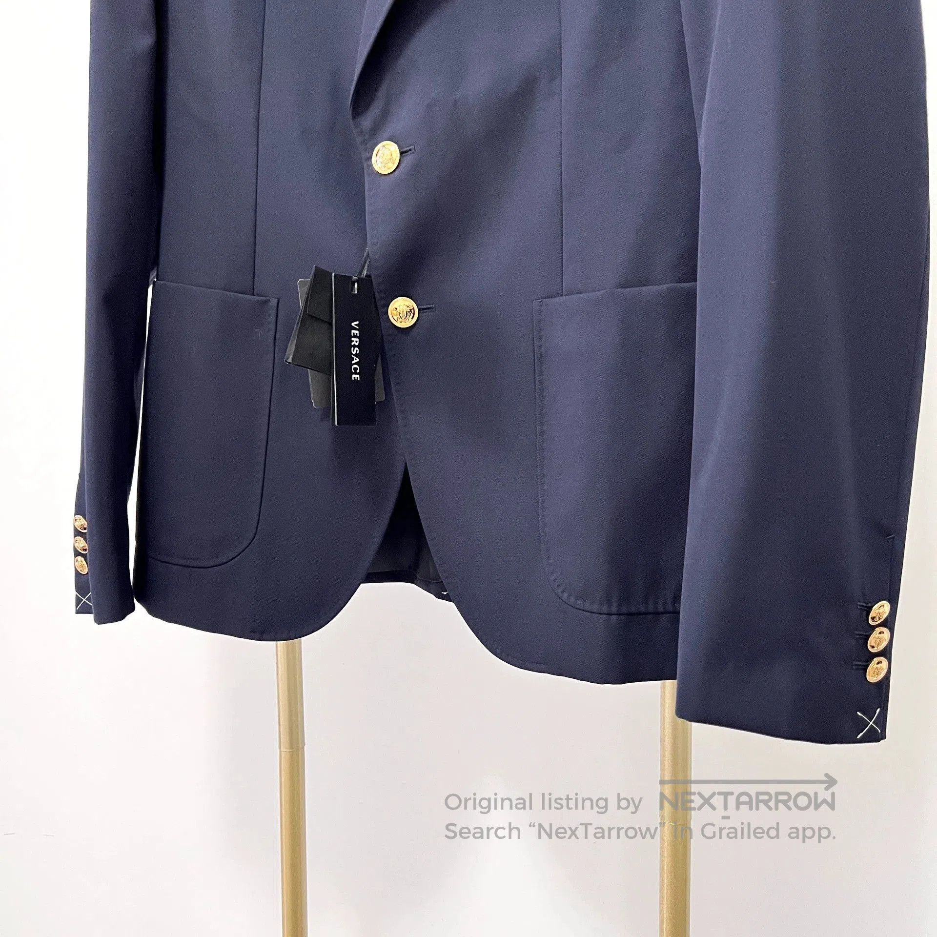 Versace Versace Men's Wool Two-Button Suit. Size US XL / EU 56 / 4 - 3 Thumbnail