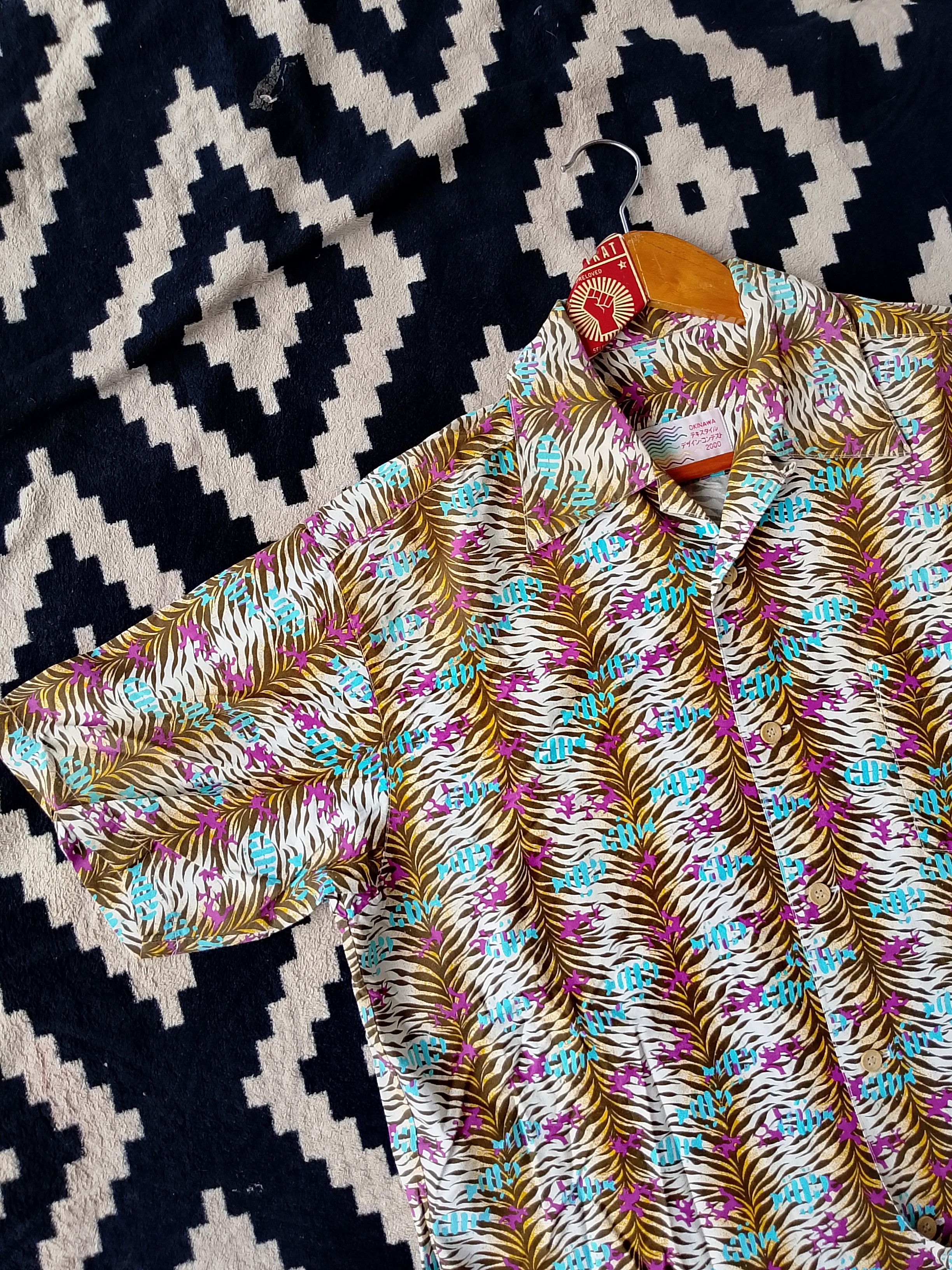 Japanese Brand Vintage Okinawa Paradise Surfwear Hawaiian Beachwear Shirt Size US M / EU 48-50 / 2 - 3 Thumbnail