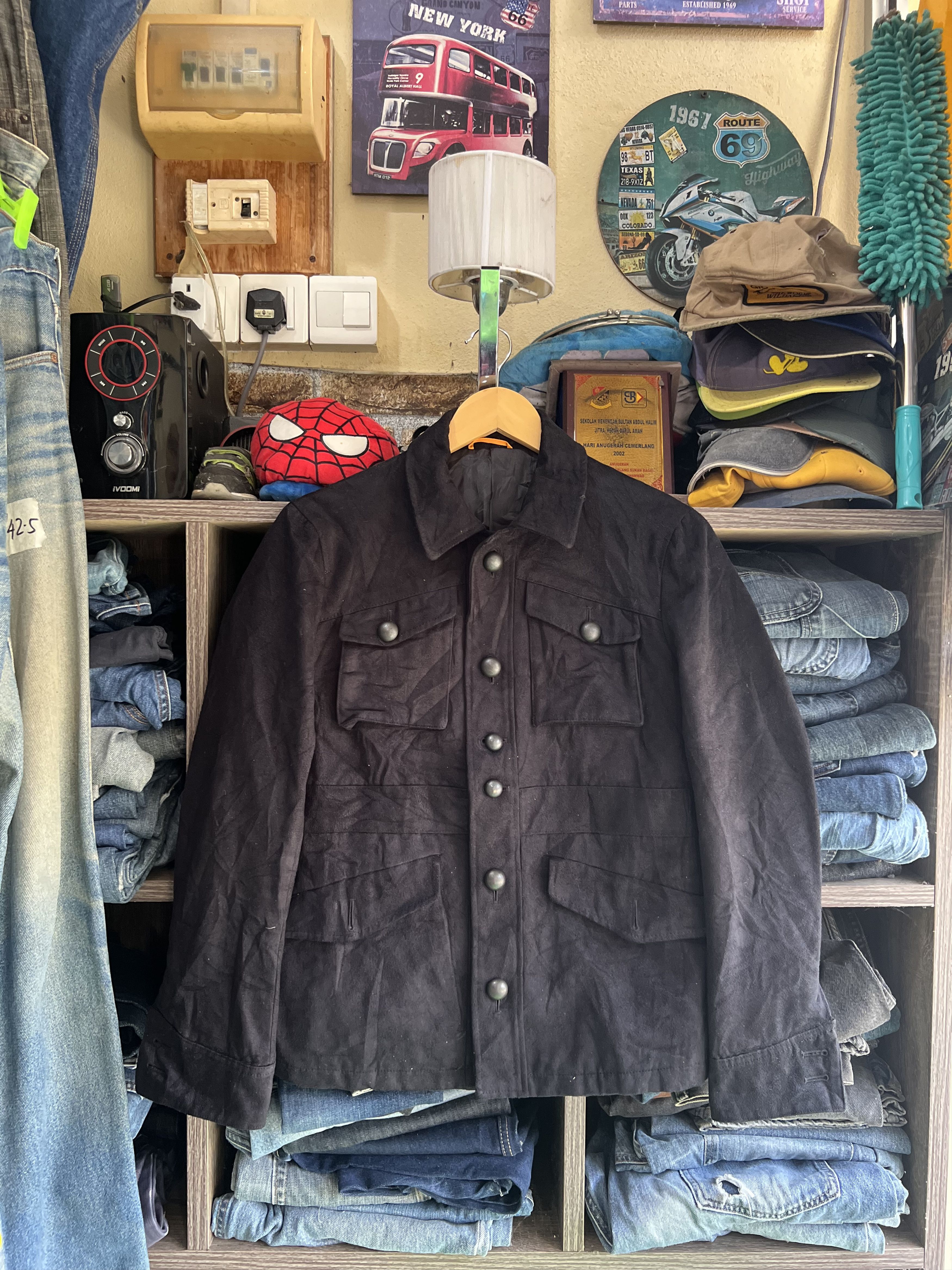 Takeo Kikuchi 🔥Vintage Takeo Kikuchi Suede Button Jacket Size US S / EU 44-46 / 1 - 15 Thumbnail