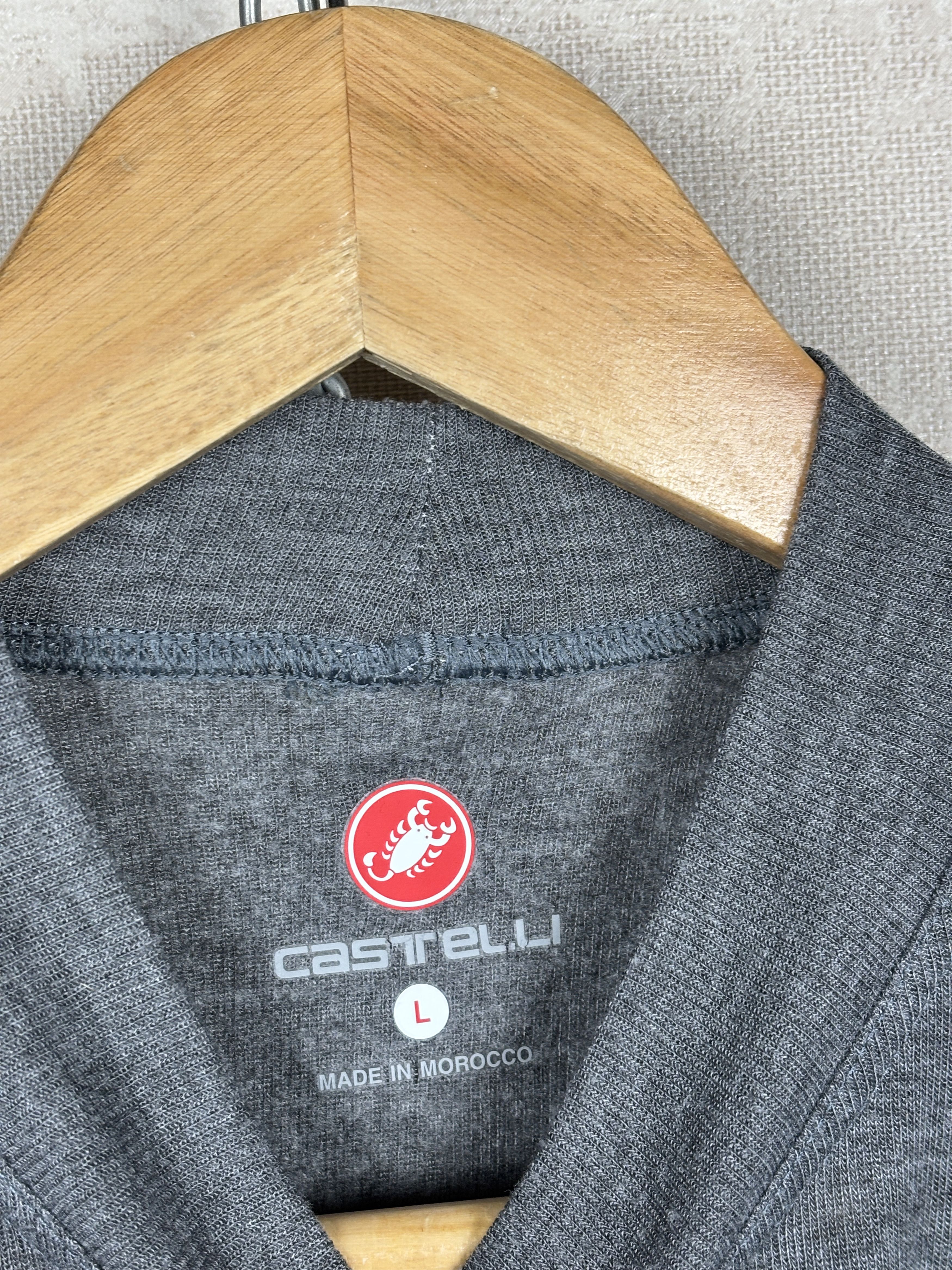 Bicycle Castelli Flanders Warm Thermal Winter Base Layer Rosso Corsa Size US L / EU 52-54 / 3 - 4 Thumbnail