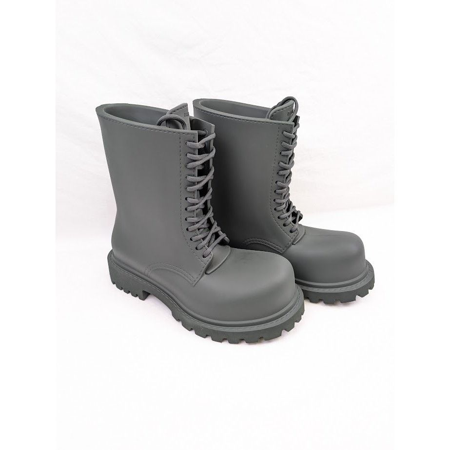 Balenciaga o1rshd1 Full Steroid Boots in Dark Khaki Size US 8 / EU 41 - 13 Thumbnail