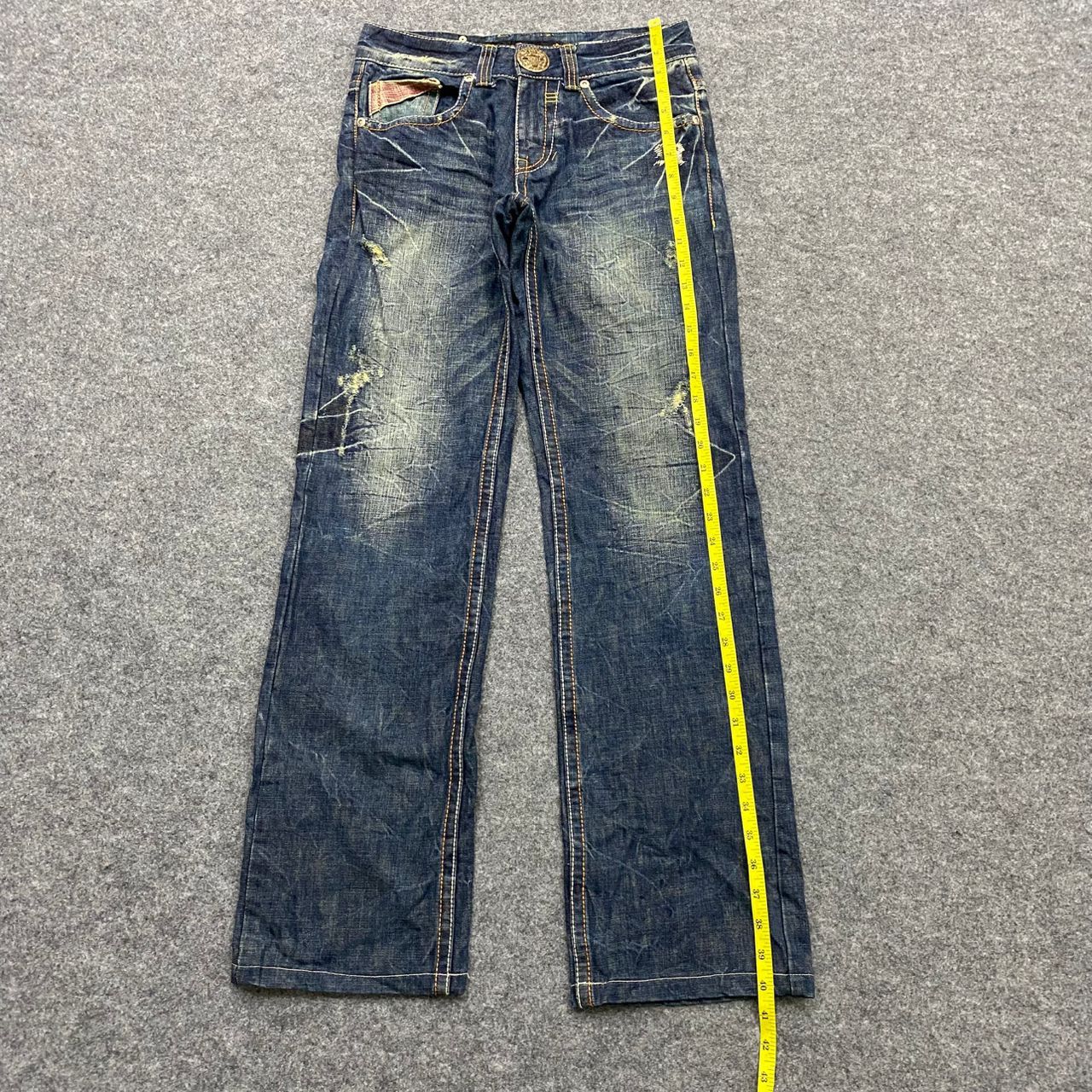 If Six Was Nine 💥Best Offer💥Vintage Riobera Jeans Distressed Denim Size US 30 / EU 46 - 3 Thumbnail