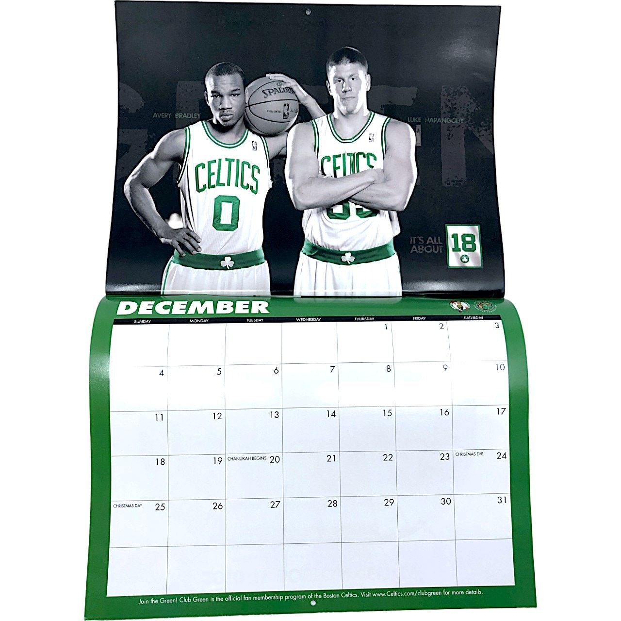 NBA Boston Celtics 2011 Team Calendar *NEW* Size ONE SIZE - 13 Thumbnail